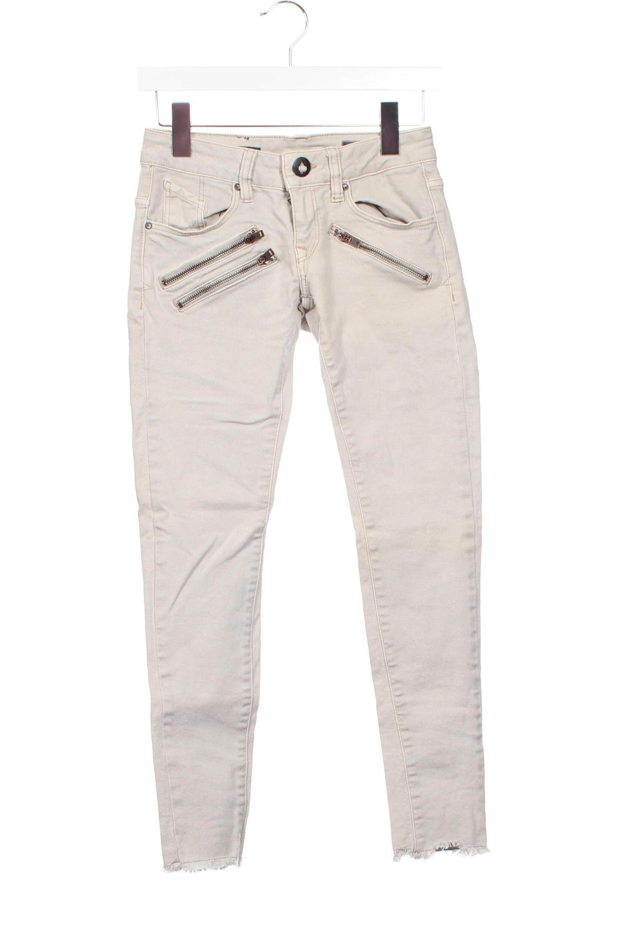 Damskie jeansy Volcom, Rozmiar XS, Kolor Beżowy, Cena 29,99 zł