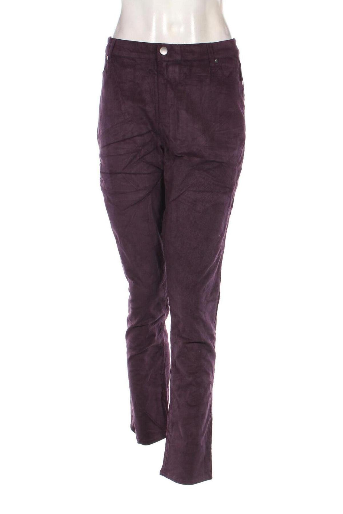 Pantaloni de velvet de femei, Mărime XXL, Culoare Mov, Preț 25,99 Lei