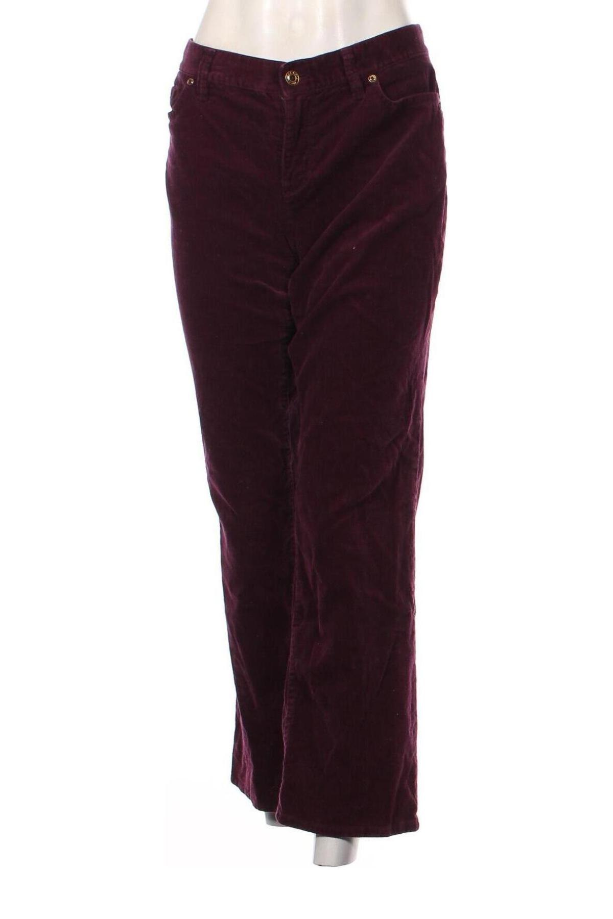 Damen Cordhose Talbots, Größe L, Farbe Lila, Preis € 3,99