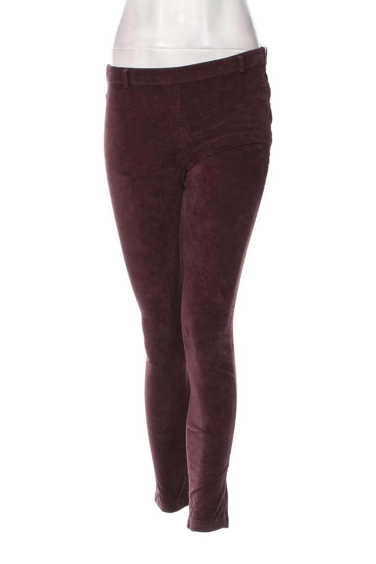 Pantaloni de velvet de femei United Colors Of Benetton, Mărime M, Culoare Mov, Preț 29,99 Lei