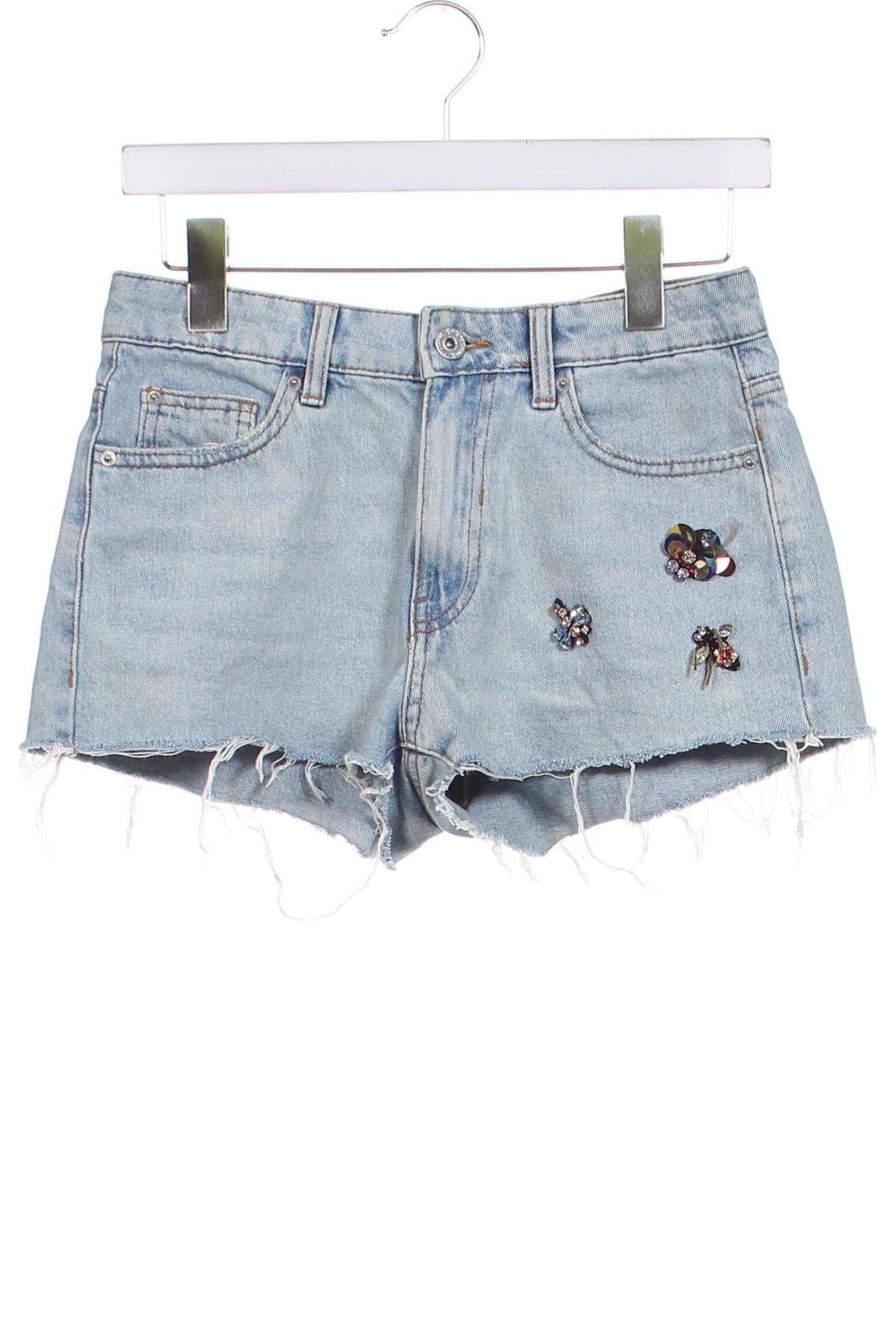 Damen Shorts Bershka, Größe XS, Farbe Blau, Preis € 2,99