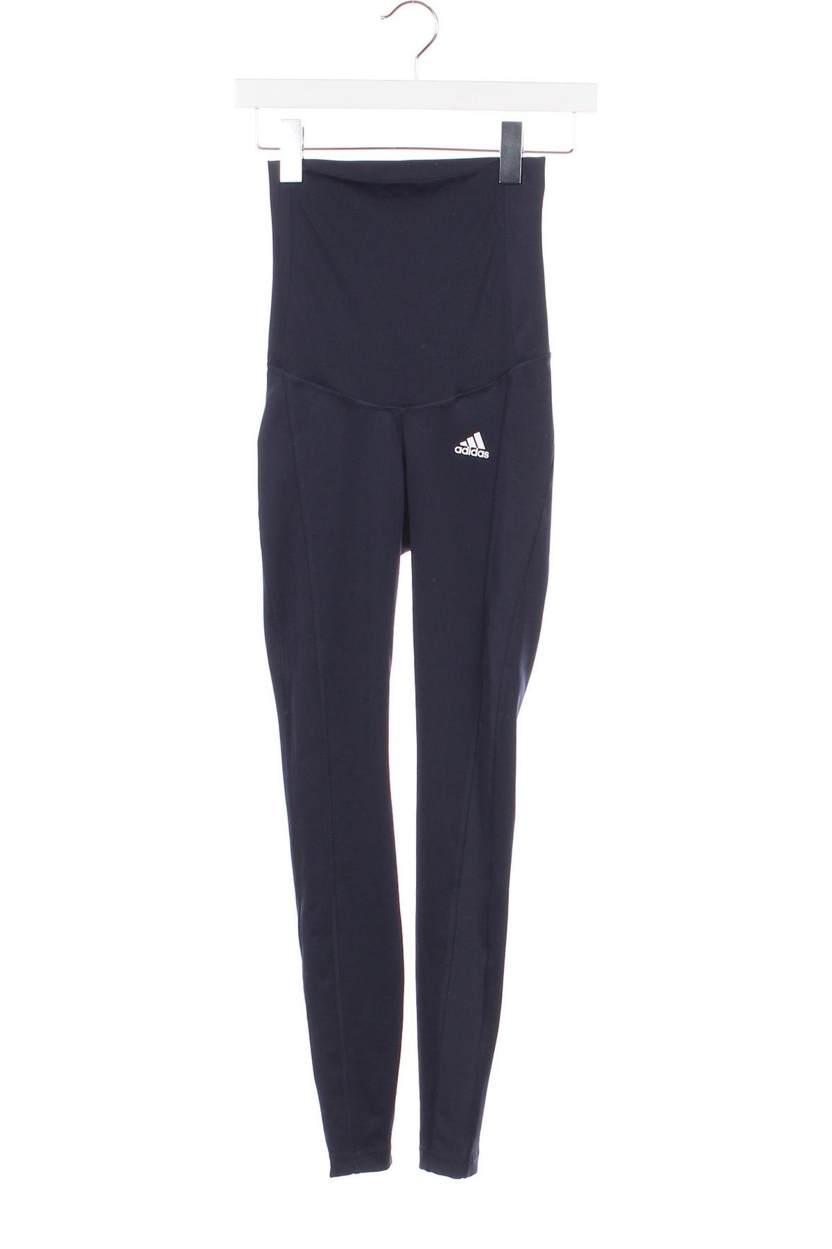 Damen Leggings Adidas, Größe XXS, Farbe Blau, Preis 15,49 €