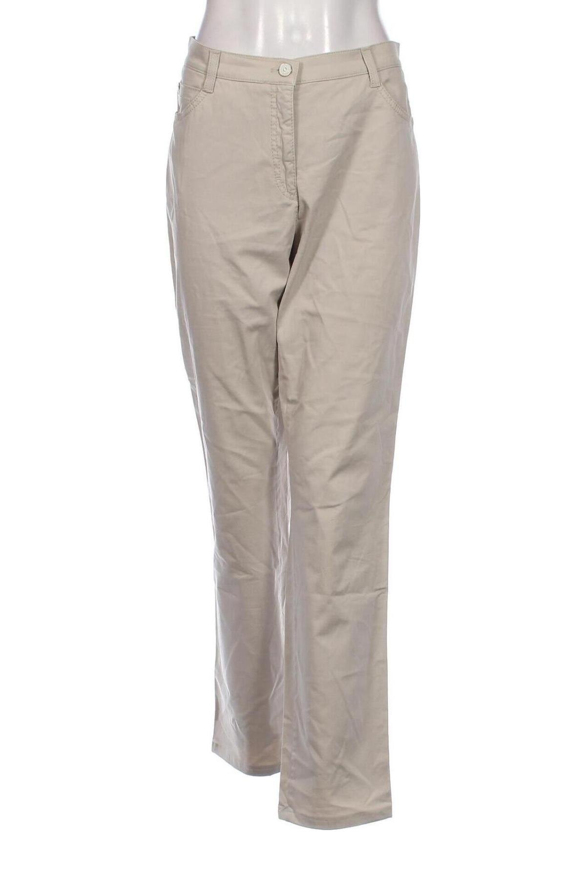 Damenhose Brax, Größe L, Farbe Beige, Preis 24,99 €