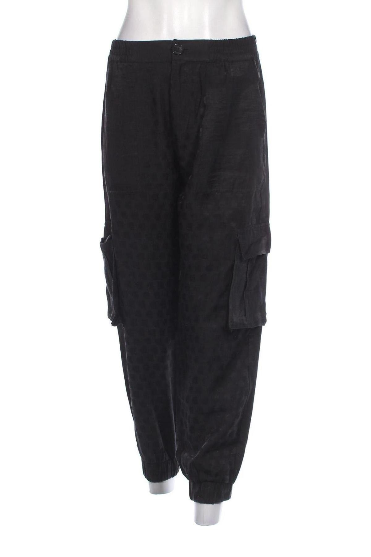 Pantaloni de femei Desigual, Mărime S, Culoare Negru, Preț 399,99 Lei