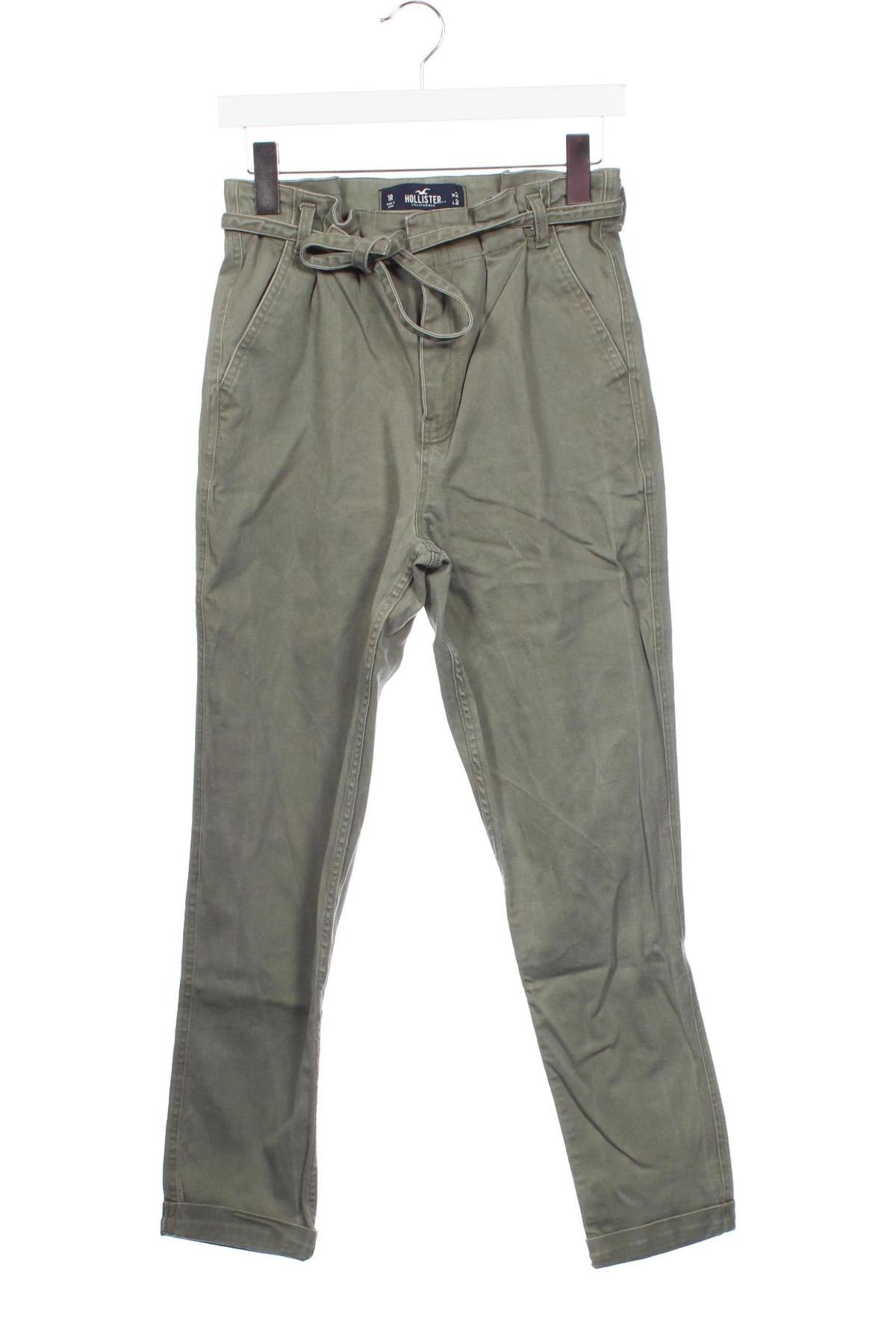 Pantaloni de femei Hollister, Mărime XS, Culoare Verde, Preț 68,99 Lei