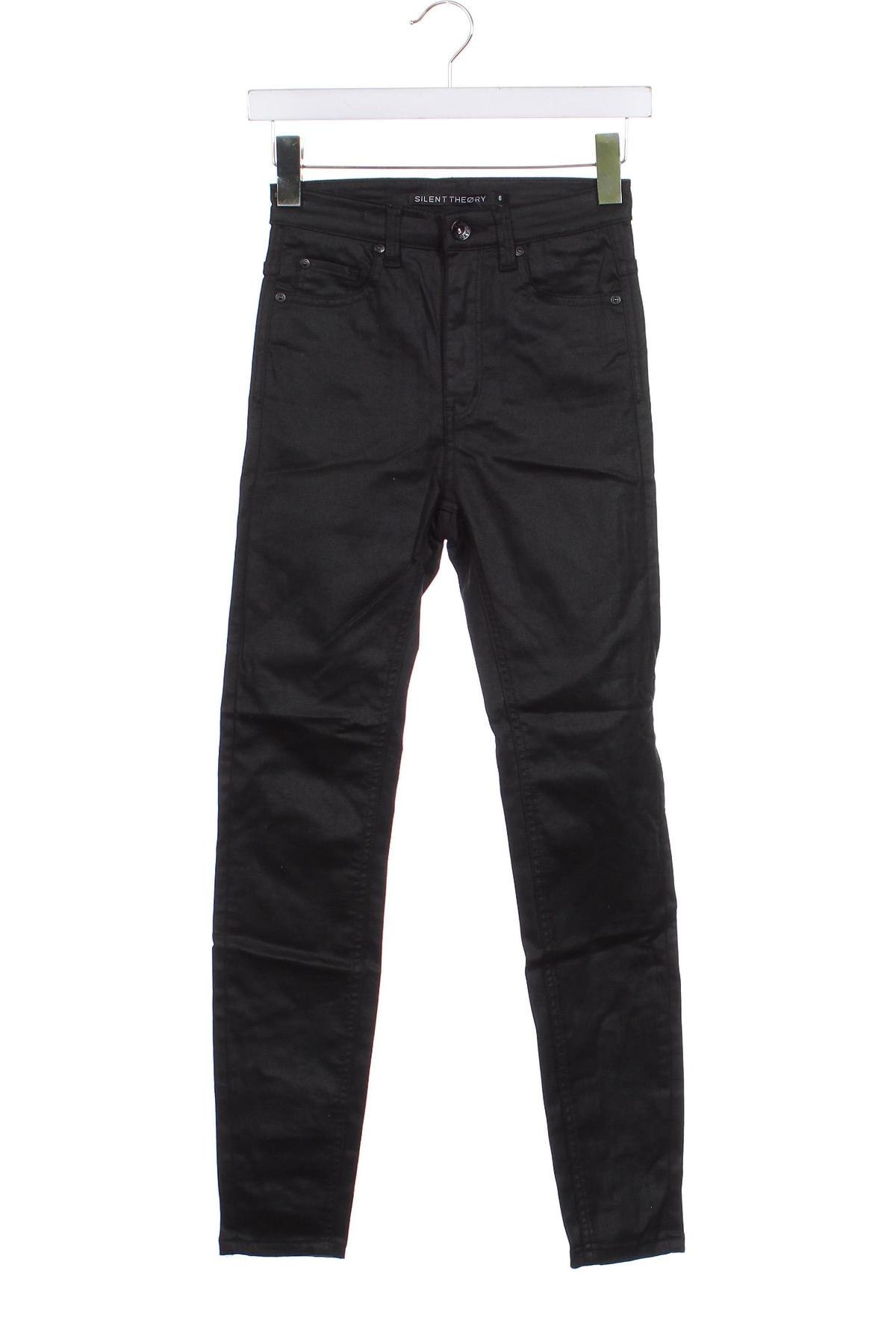 Pantaloni de femei Silent Theory, Mărime XS, Culoare Negru, Preț 15,99 Lei