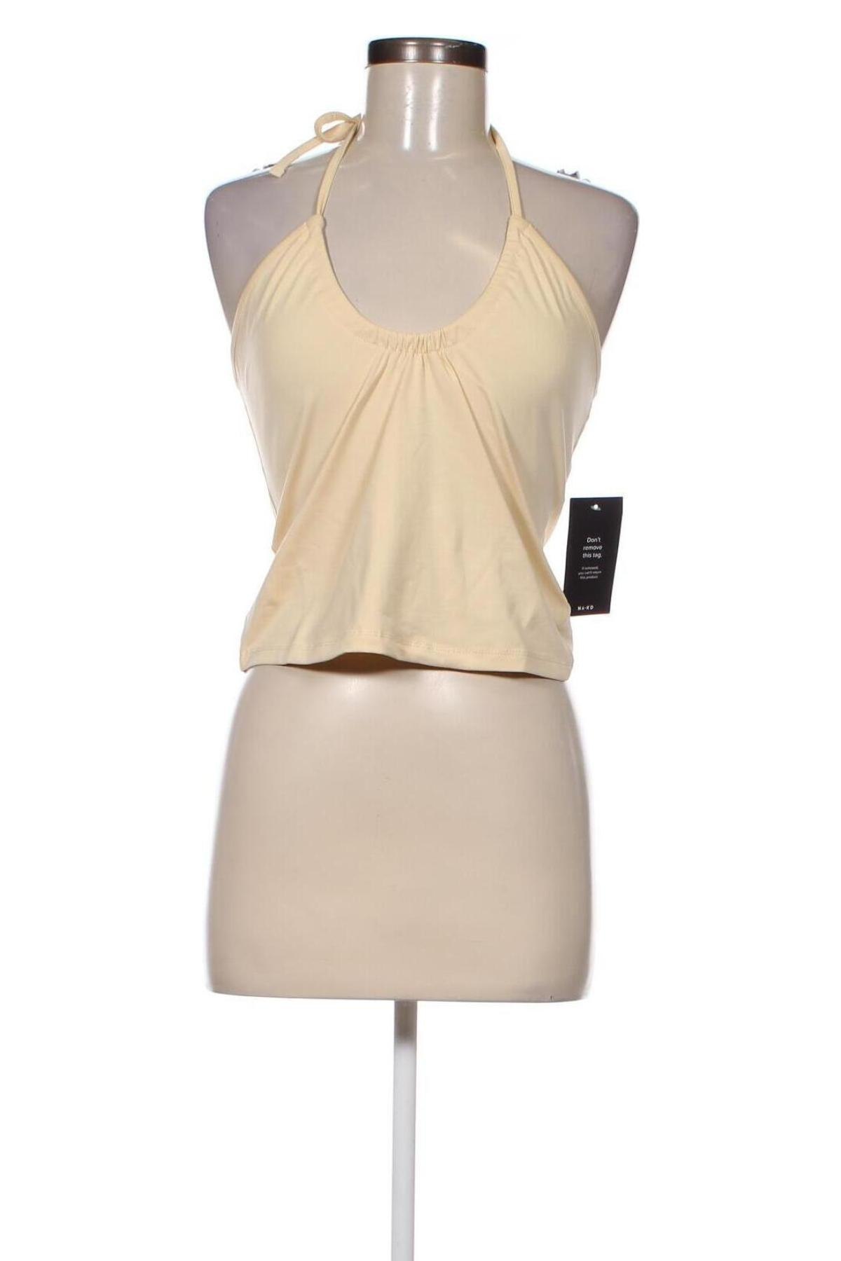 Damentop NA-KD, Größe XXS, Farbe Beige, Preis € 2,99