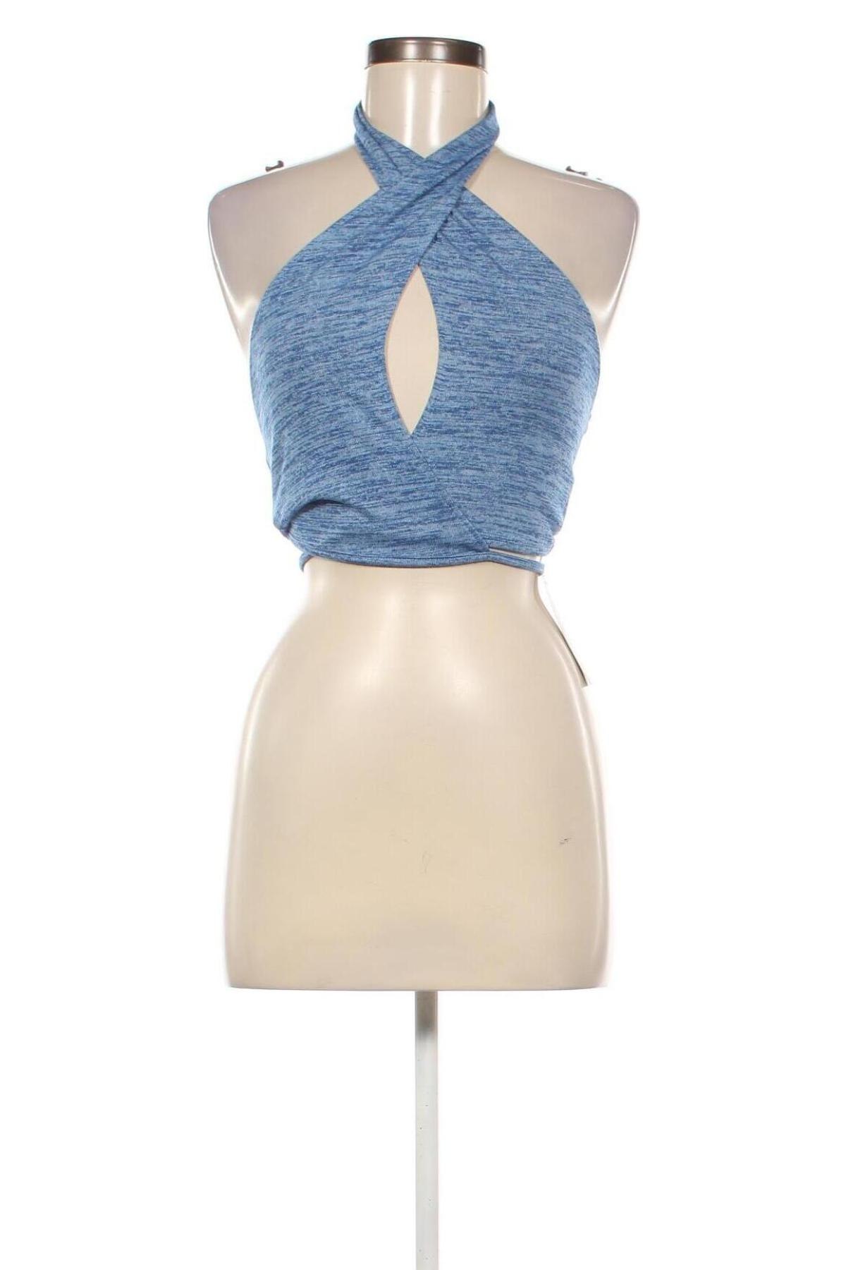 Damentop NA-KD, Größe M, Farbe Blau, Preis 5,99 €