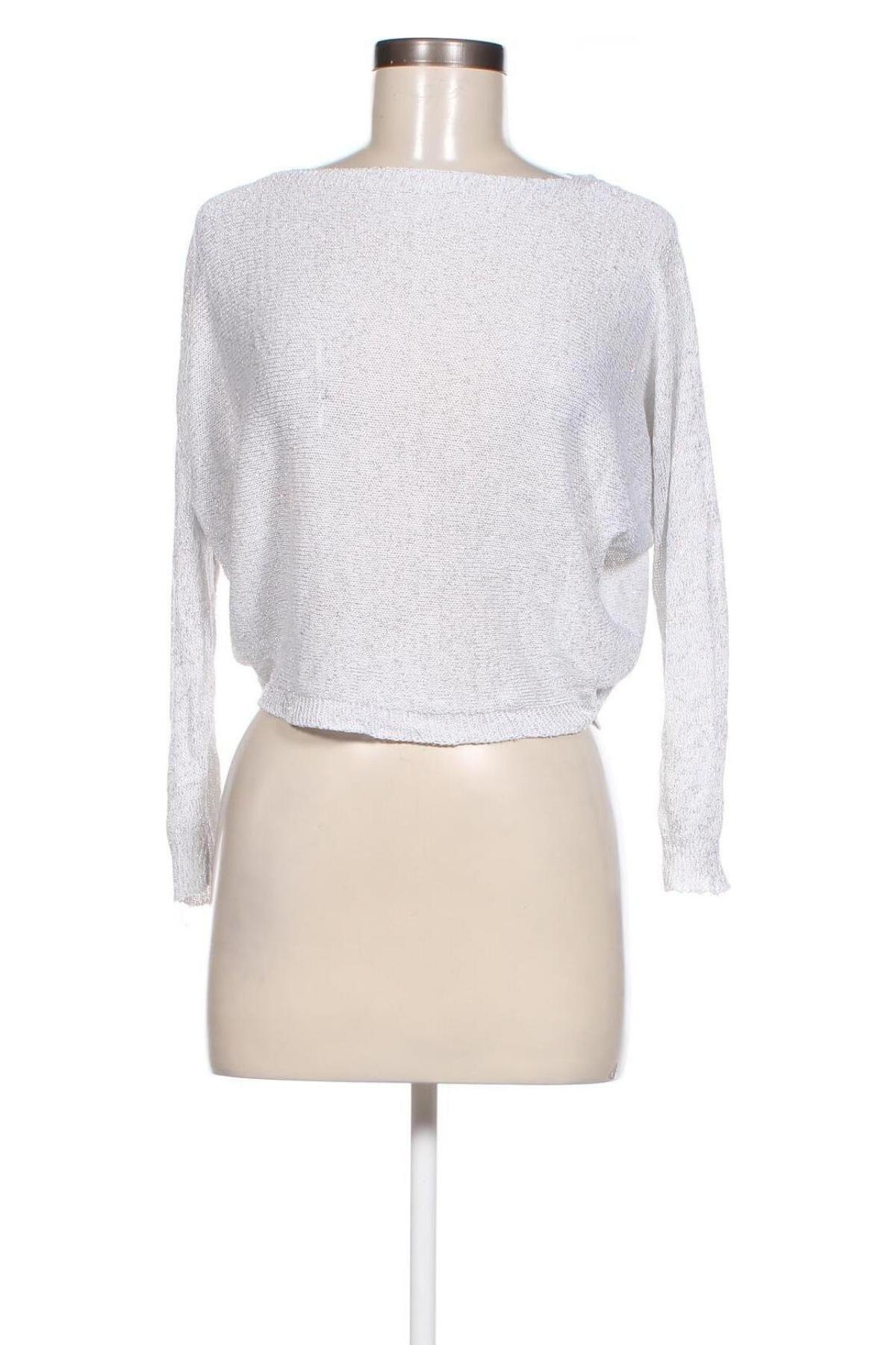 Damenpullover, Größe M, Farbe Silber, Preis € 5,99