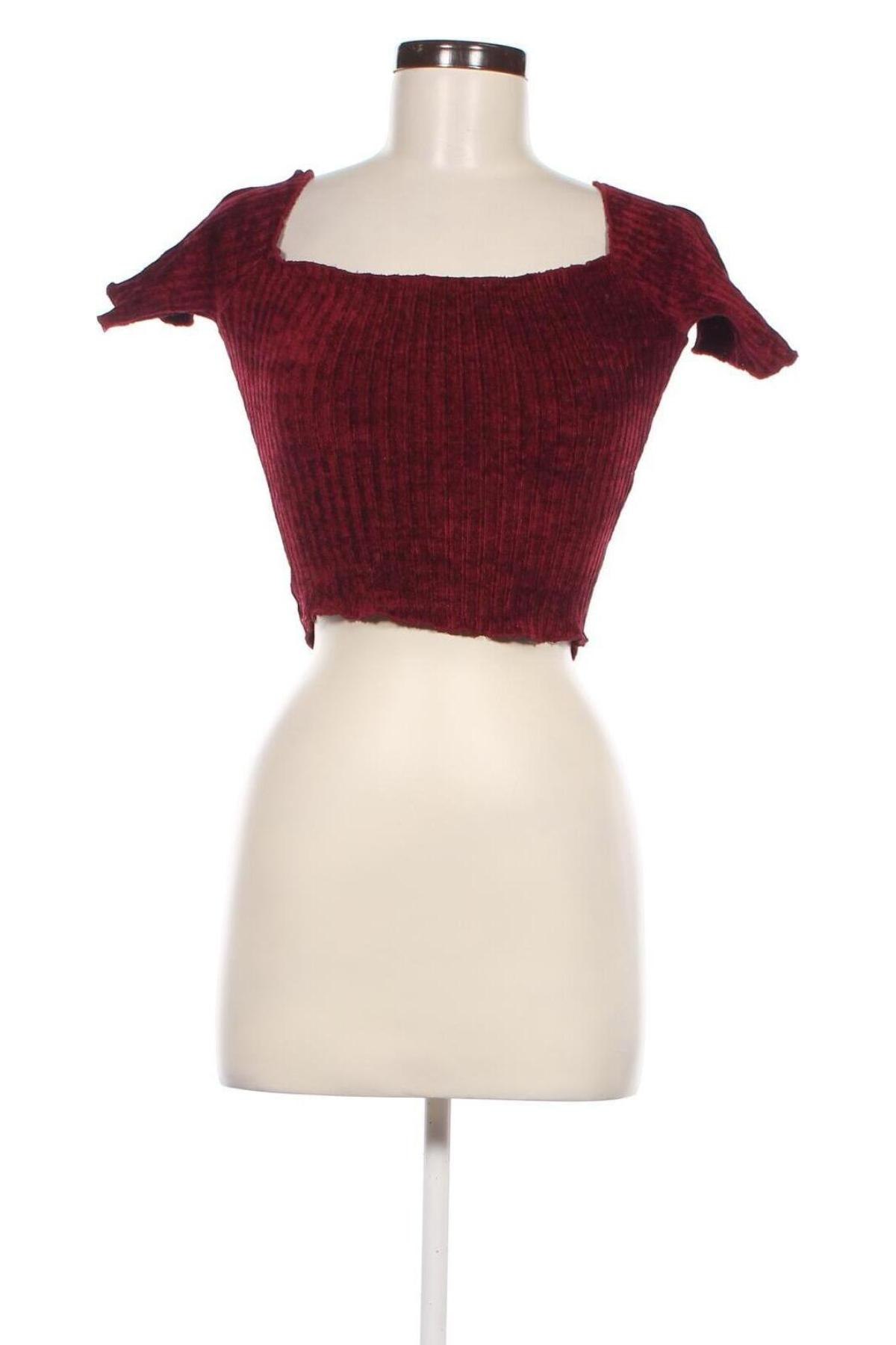 Damenpullover Bershka, Größe XS, Farbe Rot, Preis 4,49 €