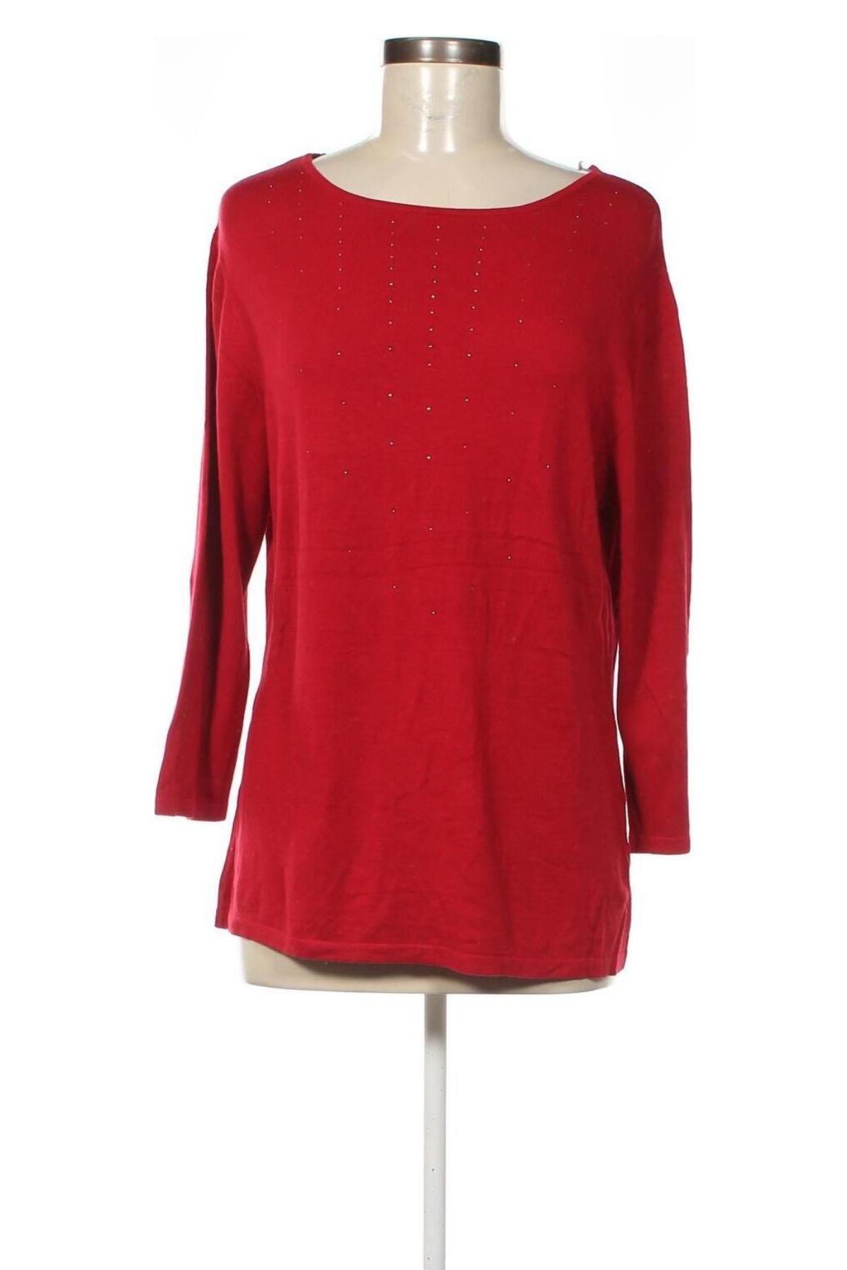 Damenpullover Gerry Weber, Größe L, Farbe Rot, Preis 15,49 €