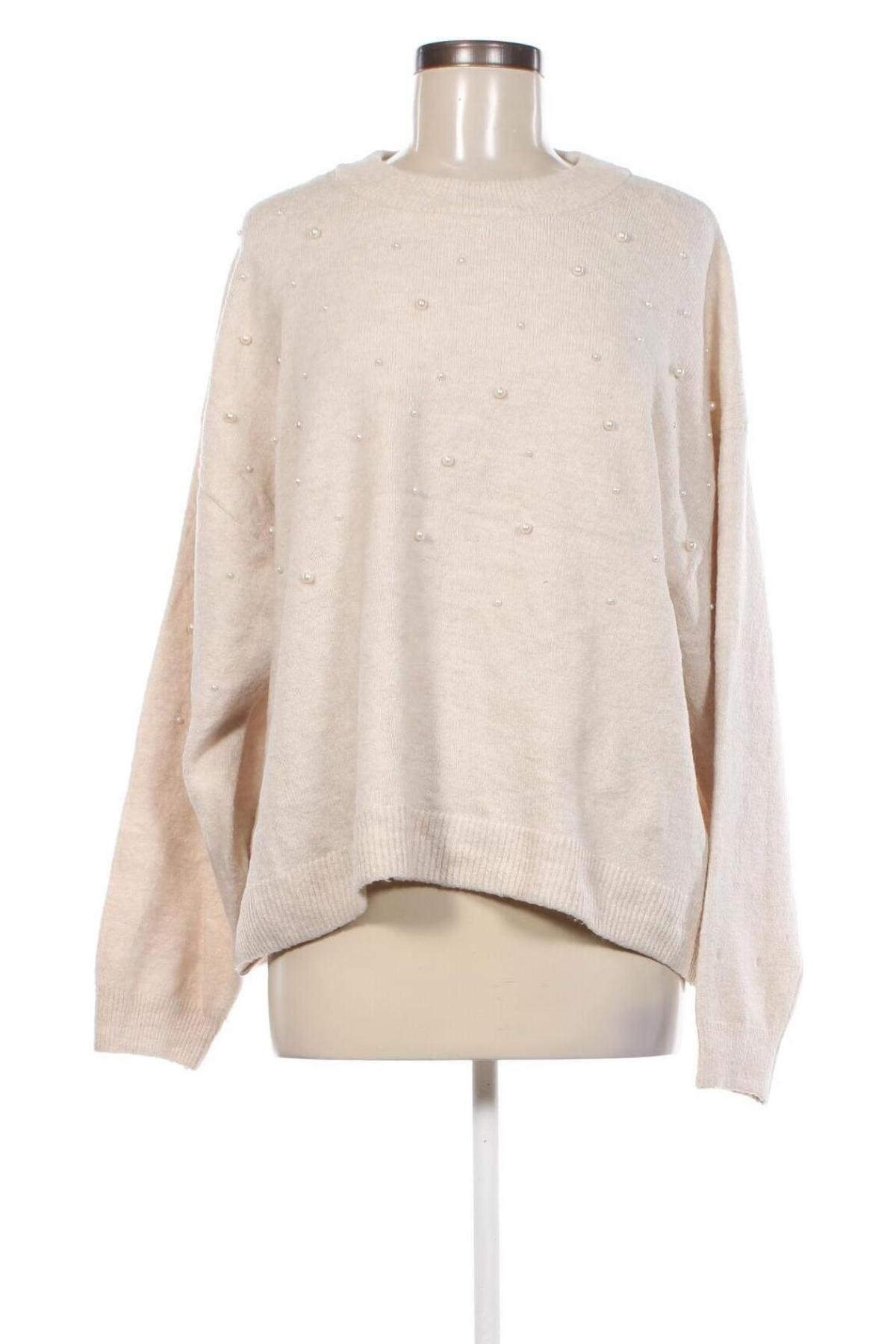 Damski sweter H&M, Rozmiar XL, Kolor ecru, Cena 39,99 zł