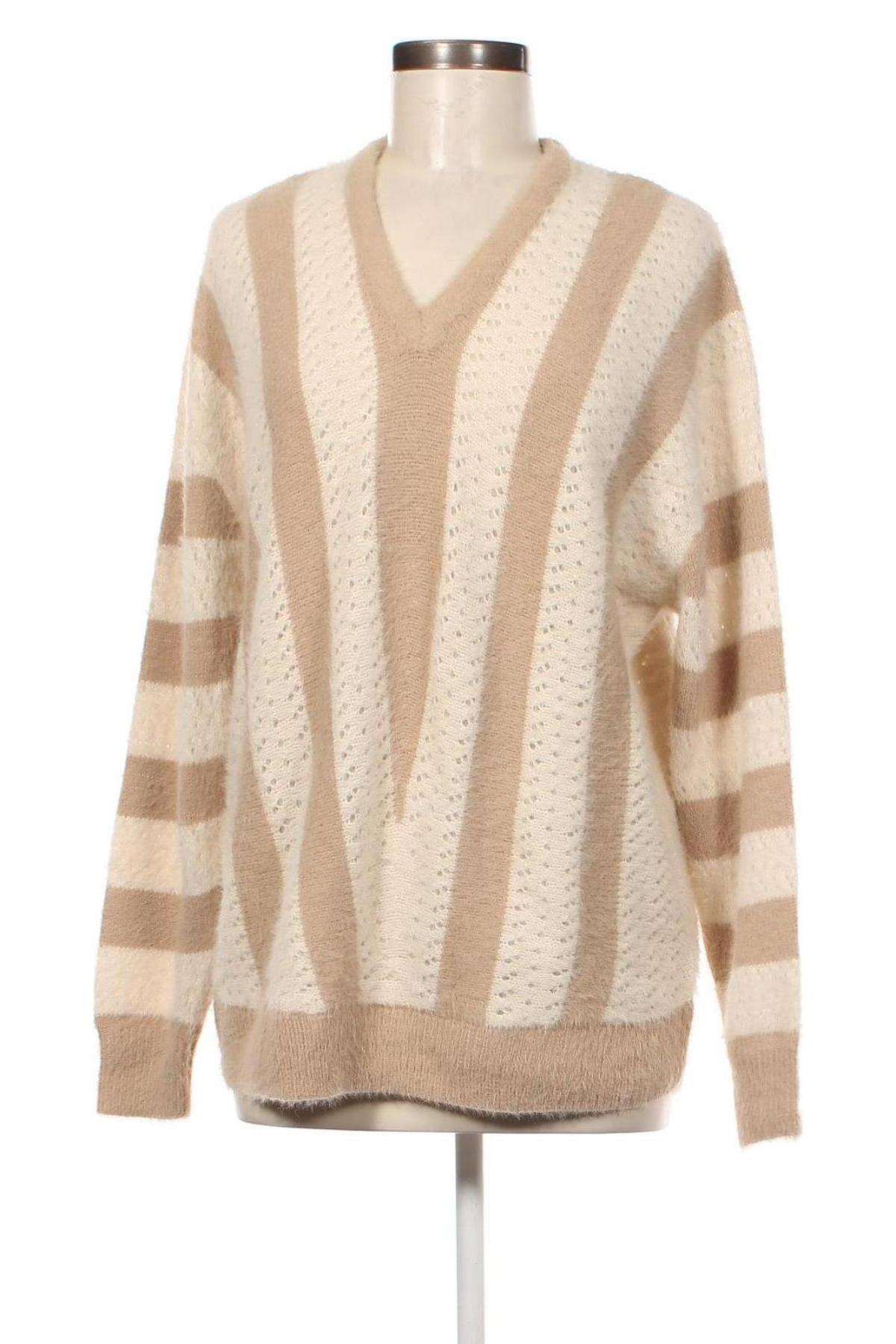 Damenpullover Laura Torelli, Größe L, Farbe Beige, Preis 7,49 €