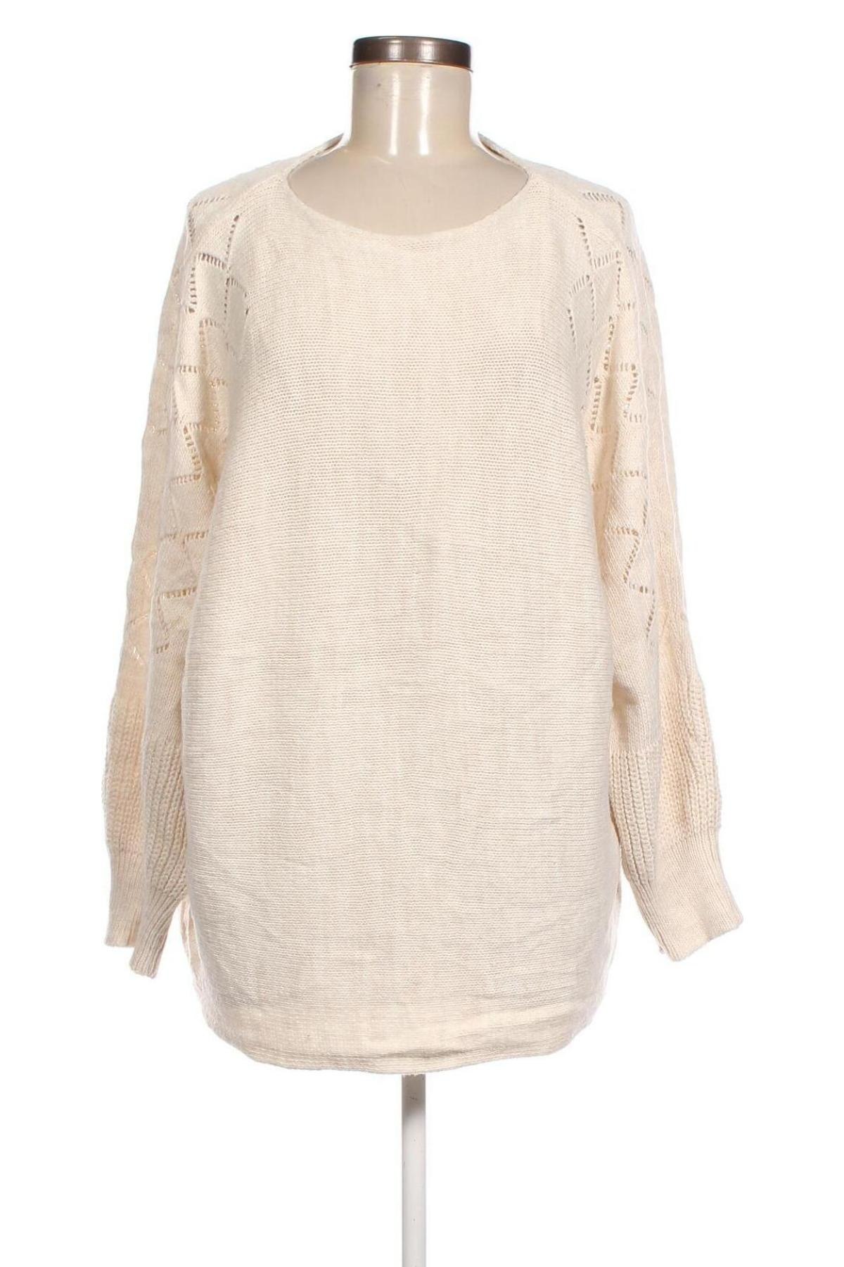 Damenpullover Laura Torelli, Größe L, Farbe Beige, Preis 8,49 €