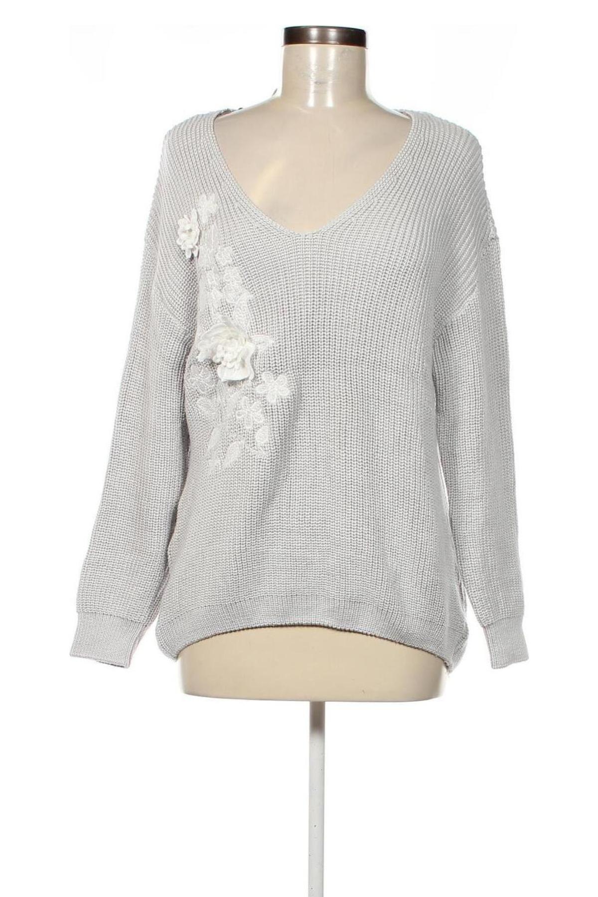 Damenpullover Sienna, Größe M, Farbe Grau, Preis 12,99 €