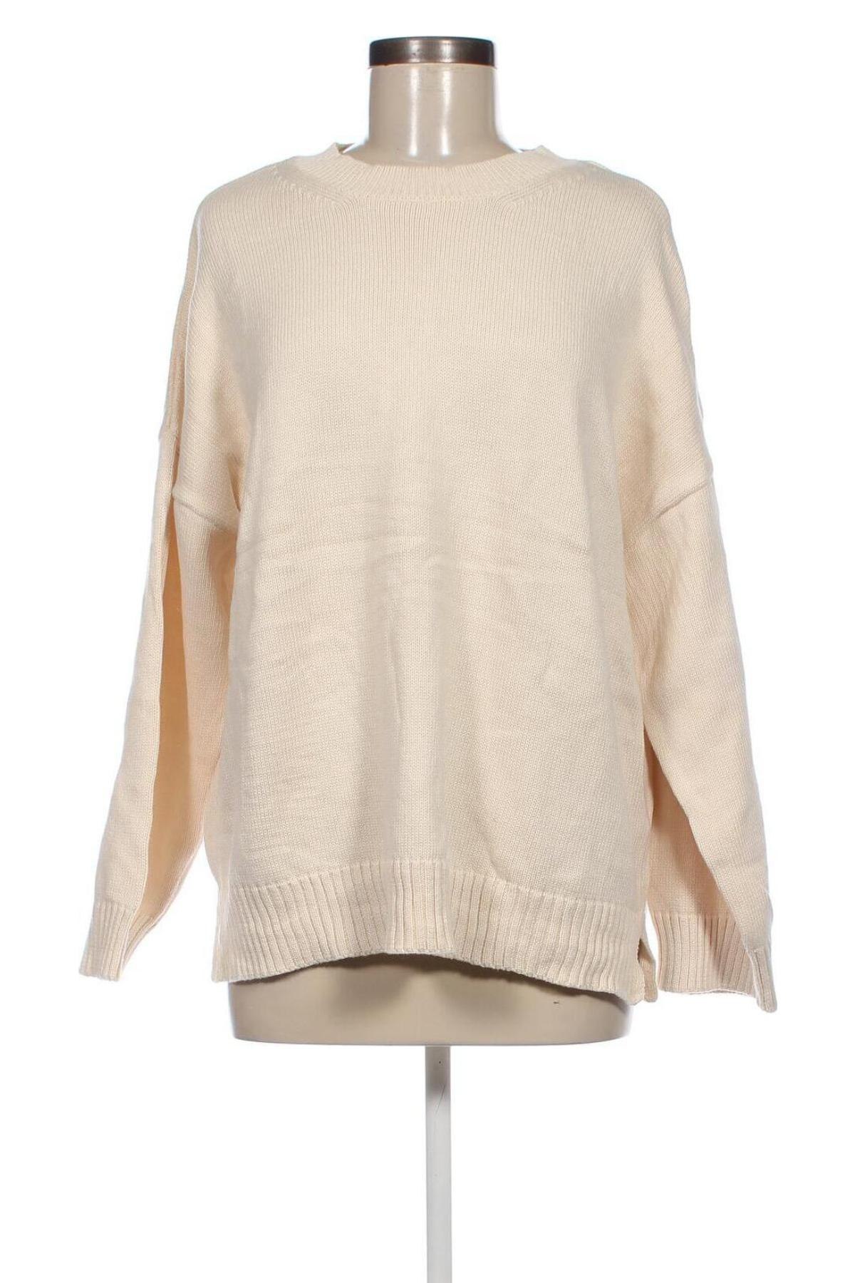 Damenpullover Stradivarius, Größe S, Farbe Ecru, Preis 7,49 €