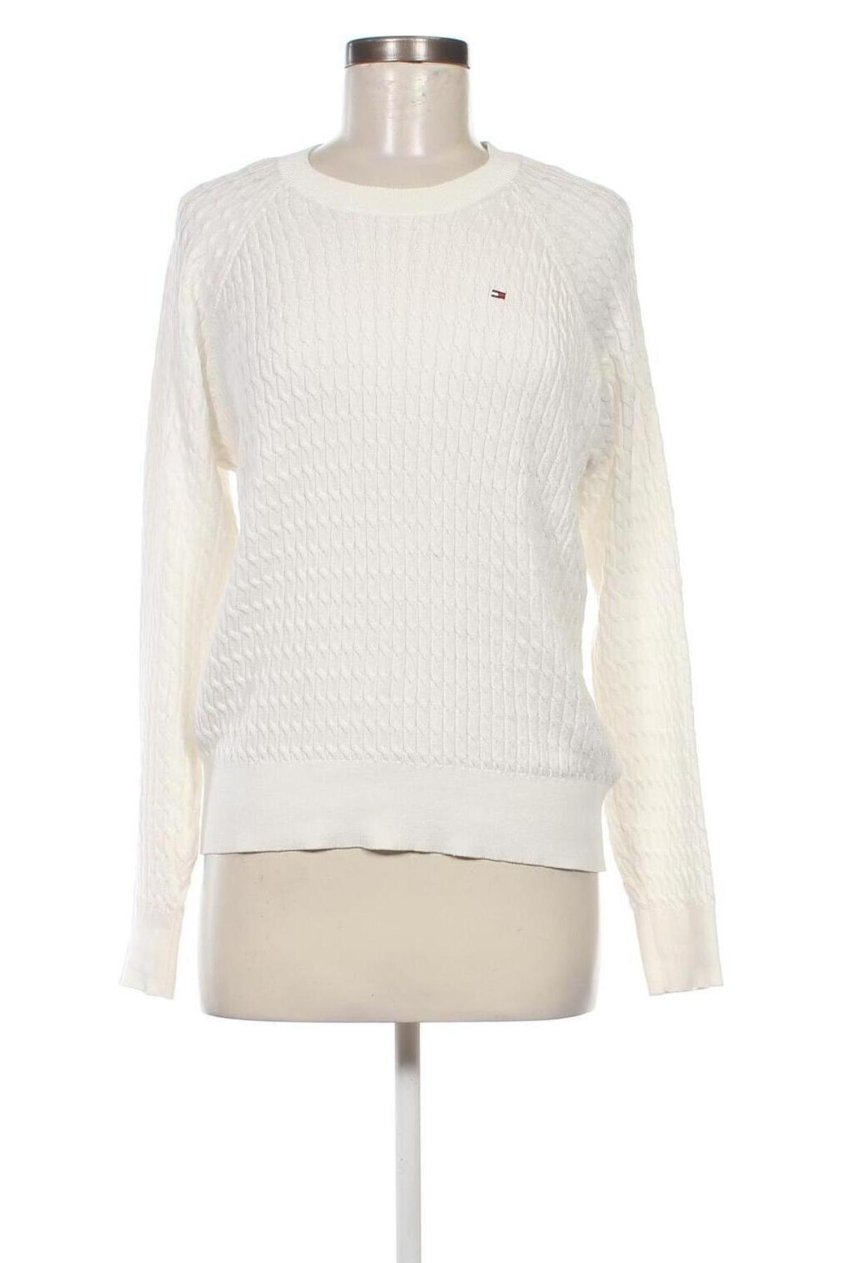 Pulover de femei Tommy Hilfiger, Mărime S, Culoare Alb, Preț 368,99 Lei