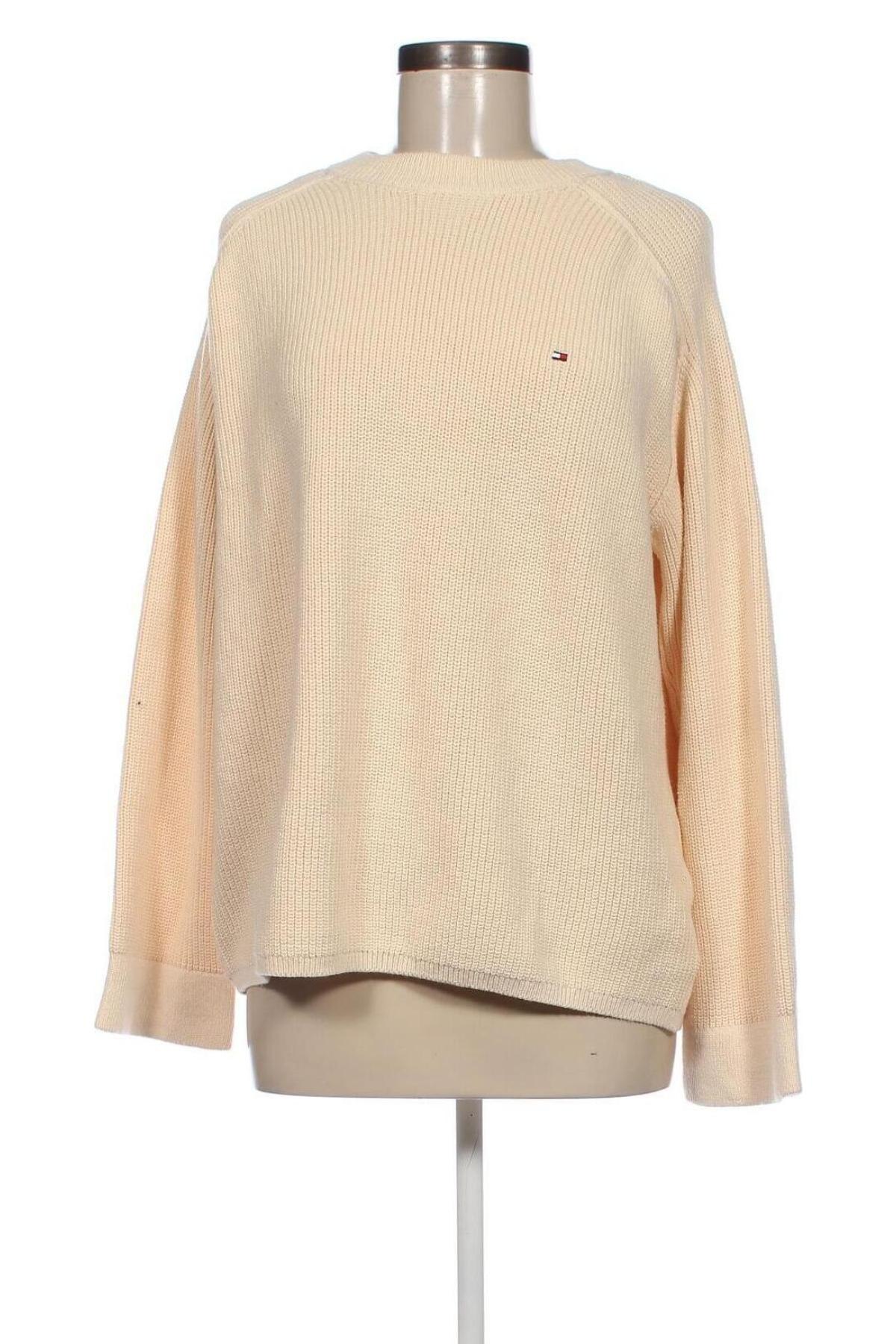 Damenpullover Tommy Hilfiger, Größe S, Farbe Beige, Preis 44,99 €