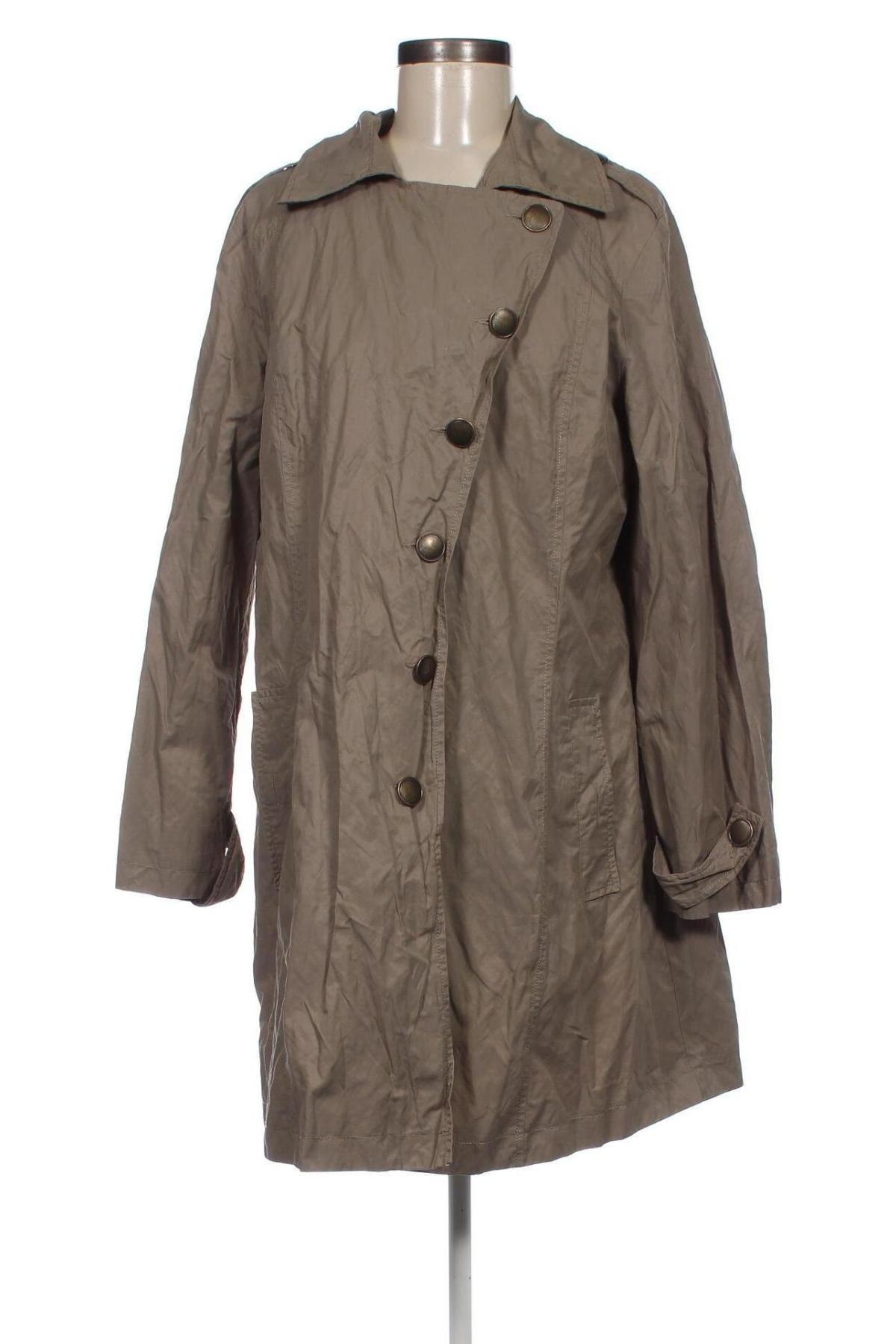 Damen Trench Coat Moda at George, Größe XL, Farbe Beige, Preis € 16,99