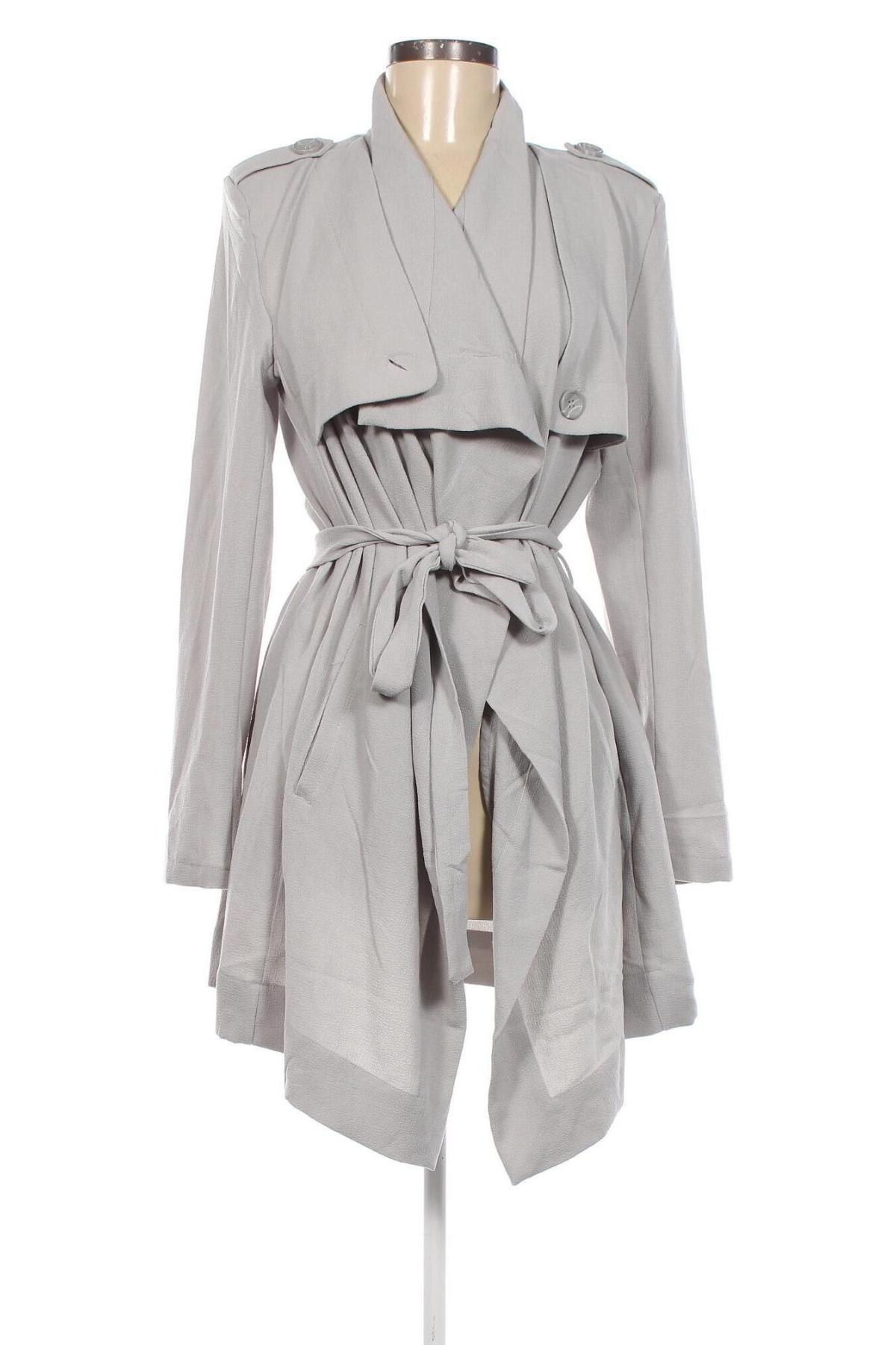 Damen Trench Coat Object, Größe M, Farbe Grau, Preis € 27,99