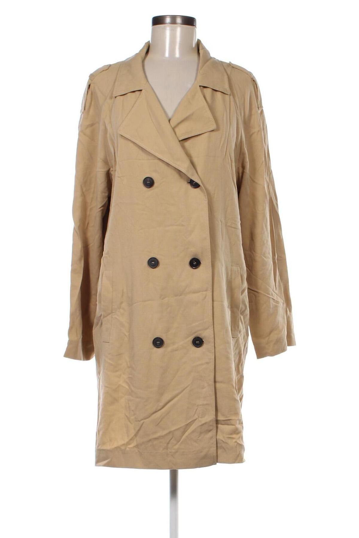 Damen Trench Coat Oui, Größe M, Farbe Beige, Preis € 10,99