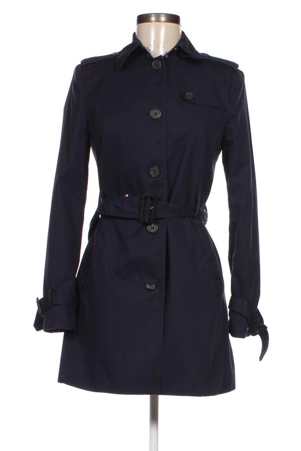 Damen Trench Coat Tommy Hilfiger, Größe XS, Farbe Blau, Preis € 121,99