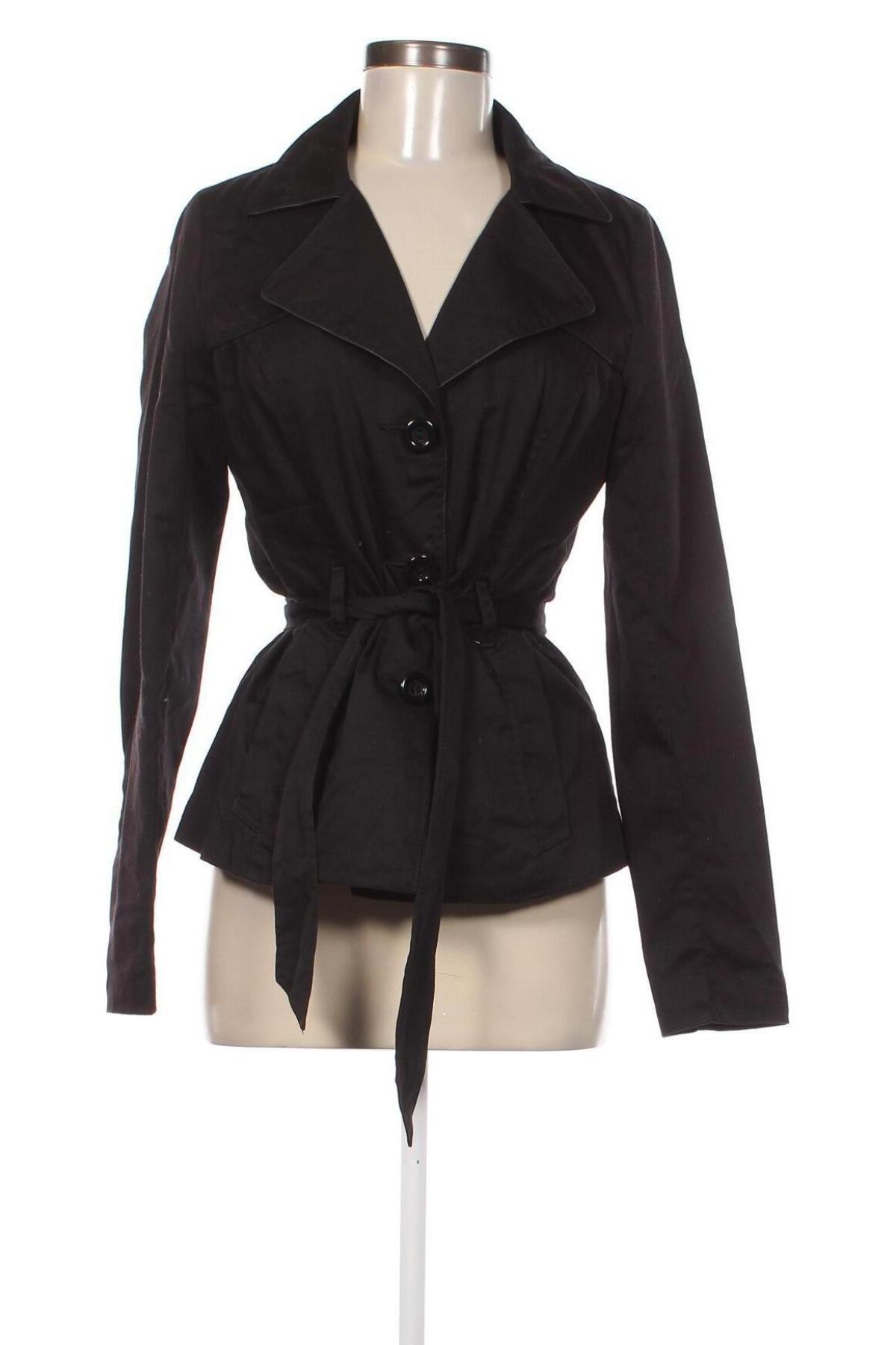 Damen Trench Coat Vero Moda, Größe M, Farbe Schwarz, Preis € 7,99