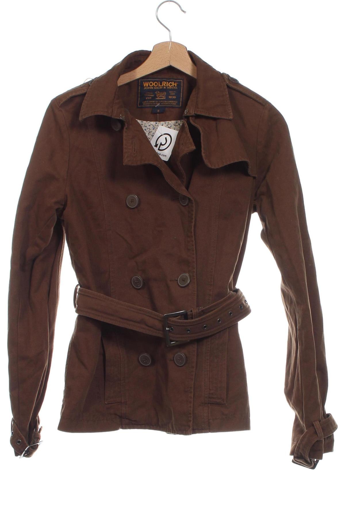 Trench de femei Woolrich, Mărime S, Culoare Bej, Preț 311,28 Lei