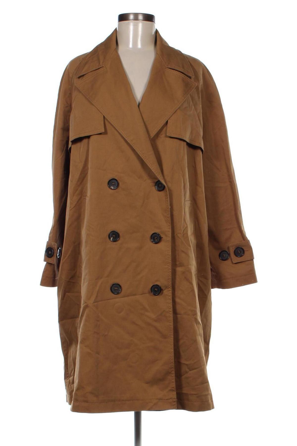 Damen Trenchcoat Zara, Größe M, Farbe Beige, Preis 13,99 €