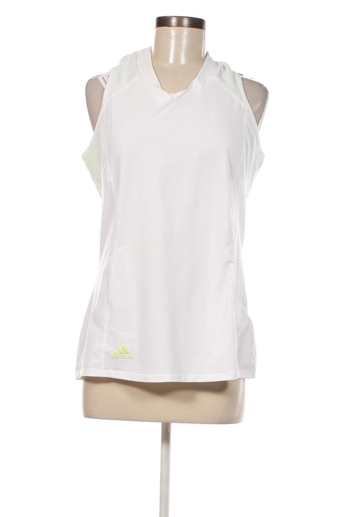 Damen Sporttop Adidas, Größe L, Farbe Weiß, Preis 39,69 €