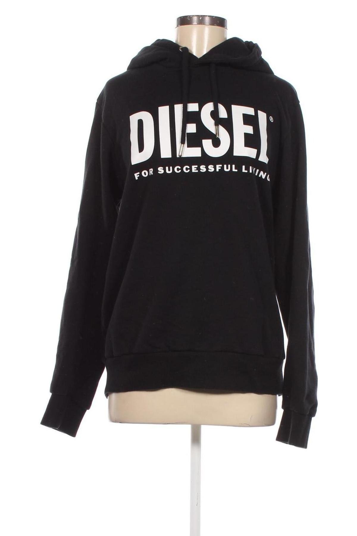 Damen Sweatshirt Diesel, Größe M, Farbe Schwarz, Preis 70,08 €