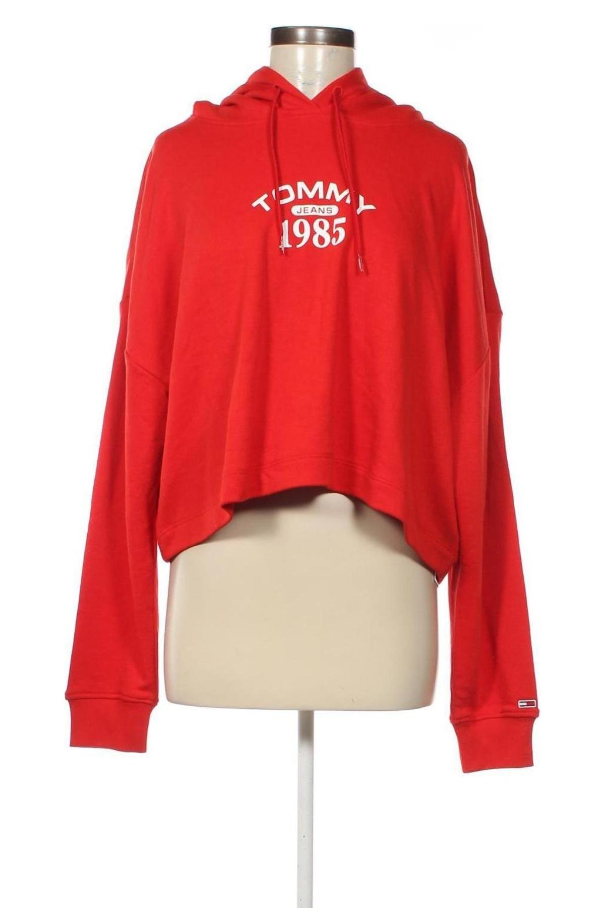 Damen Sweatshirt Tommy Jeans, Größe XS, Farbe Rot, Preis € 58,49