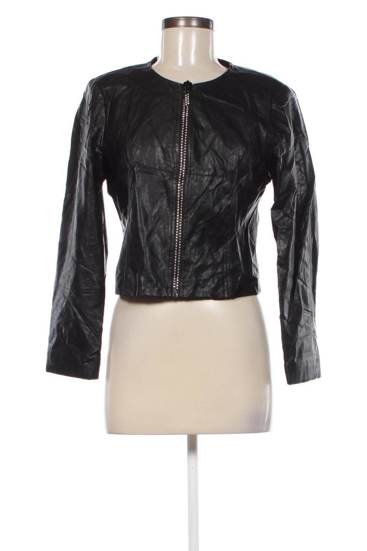 Damen Lederjacke Drole De Copine, Größe M, Farbe Schwarz, Preis € 34,10