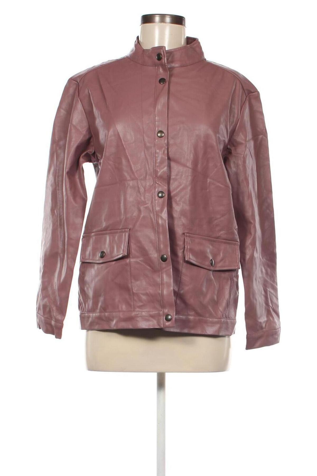 Damen Lederjacke Laura Torelli, Größe M, Farbe Rosa, Preis 8,79 €