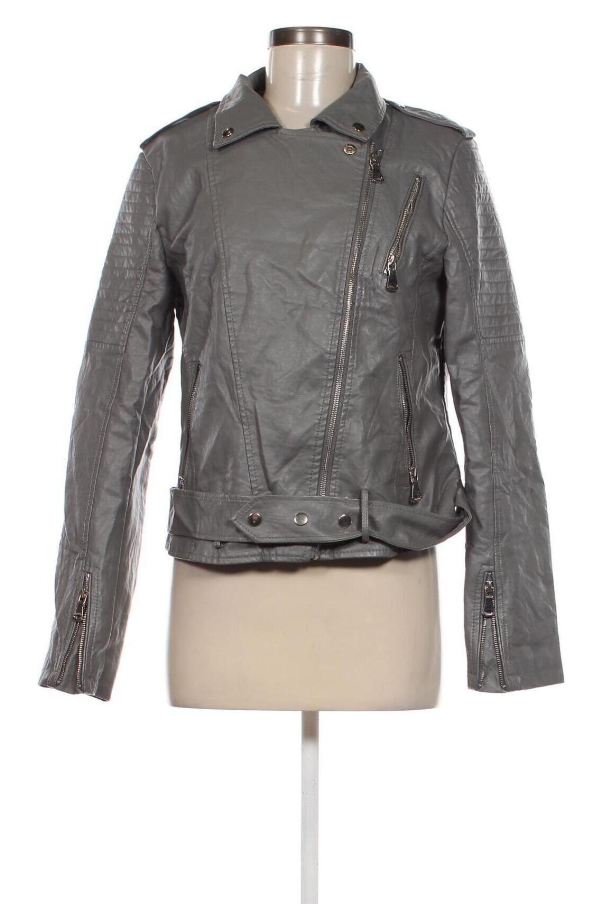 Damen Lederjacke Select, Größe L, Farbe Grau, Preis € 10,49