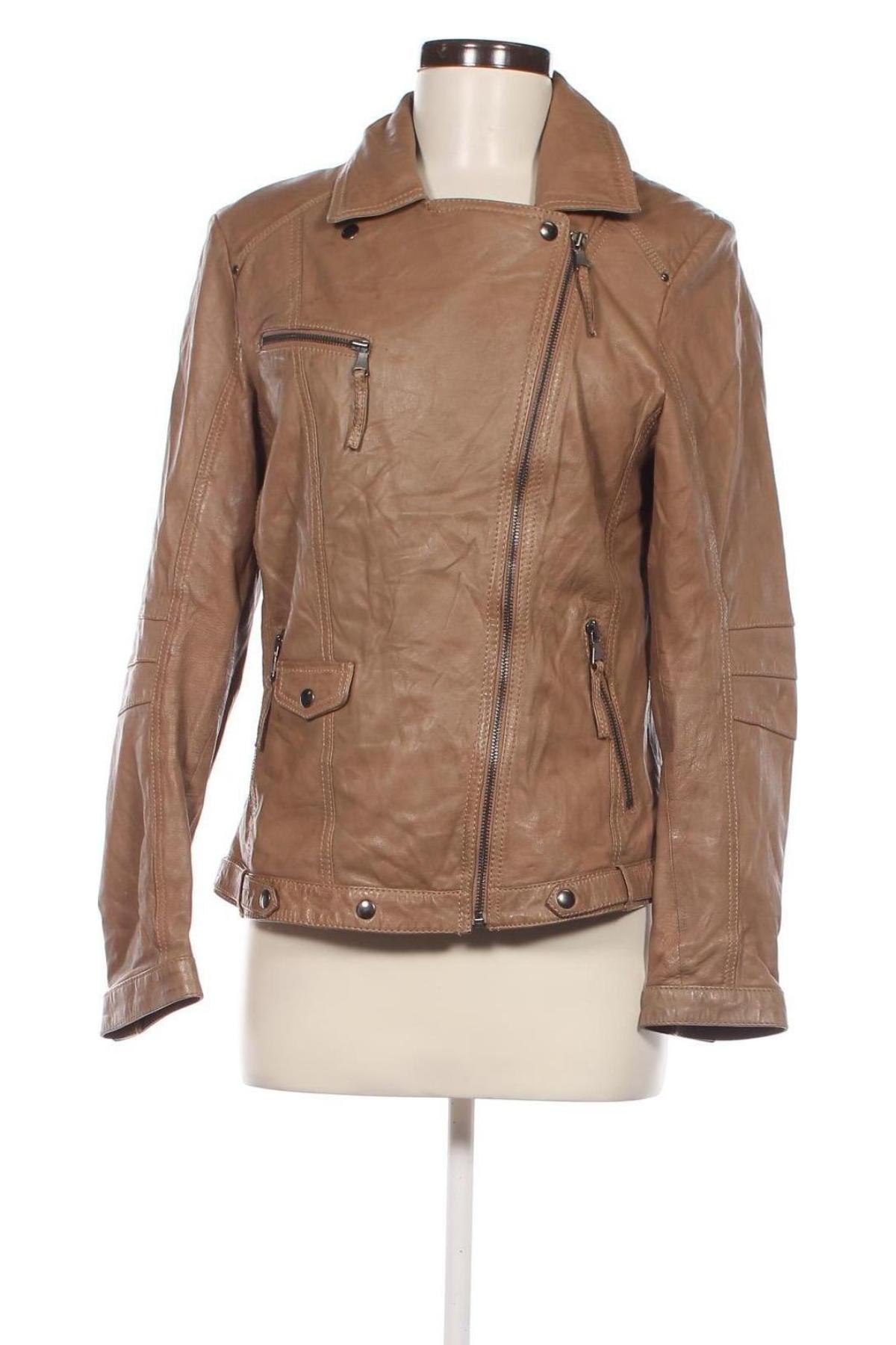 Damen Lederjacke TCM, Größe L, Farbe Beige, Preis € 74,46