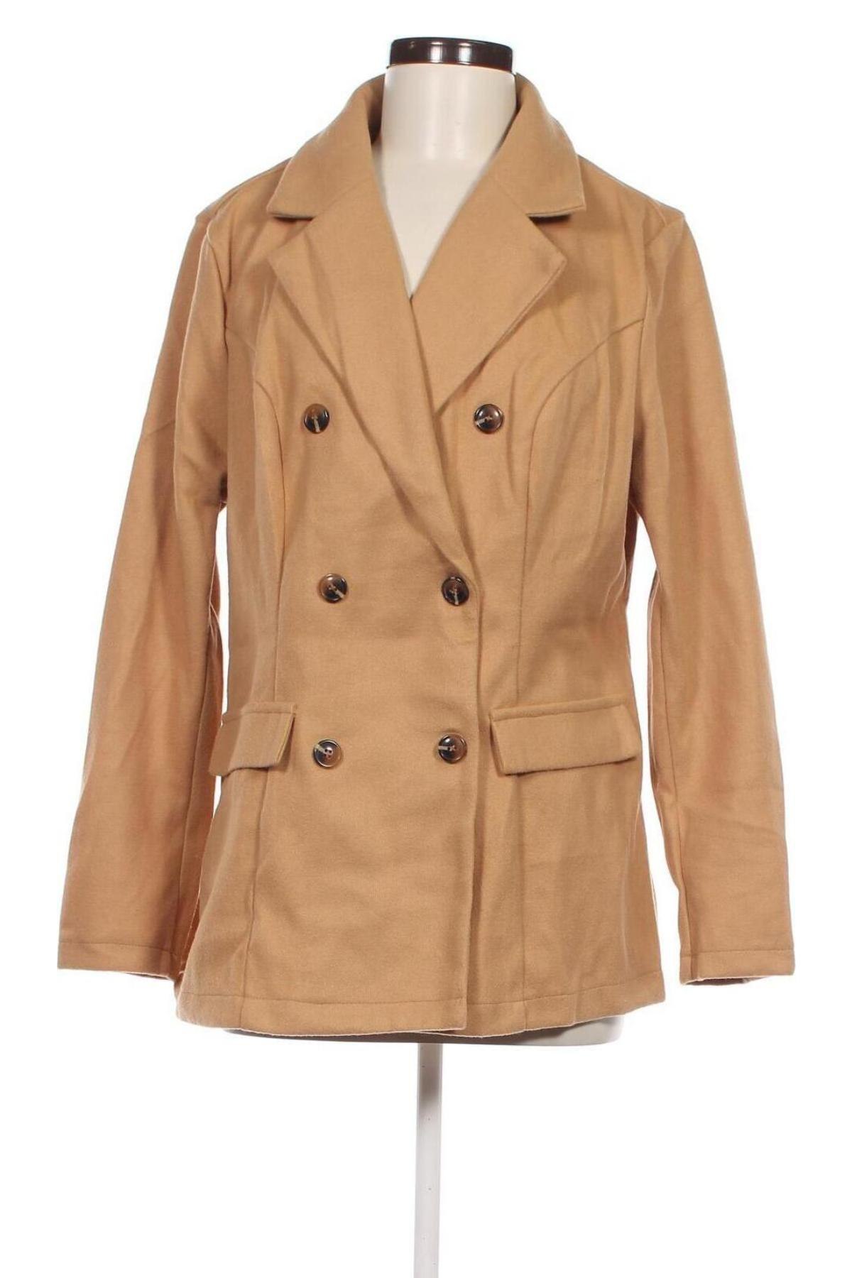 Damenmantel SHEIN, Größe L, Farbe Beige, Preis € 7,49