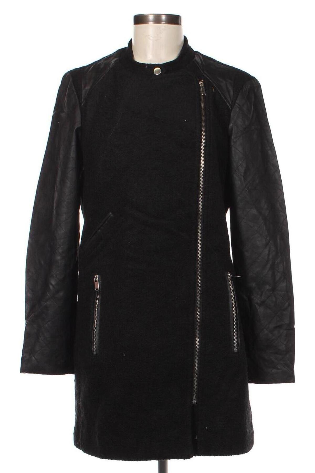 Damenmantel Vero Moda, Größe L, Farbe Schwarz, Preis 13,99 €