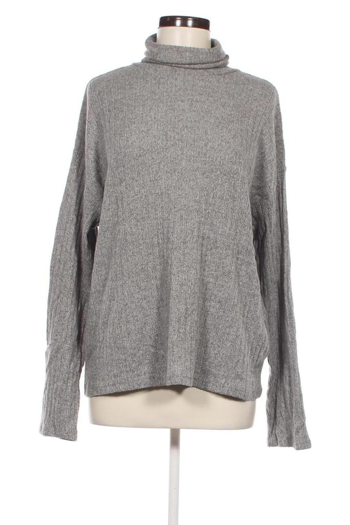 Damen Rollkragen Pull&Bear, Größe M, Farbe Grau, Preis € 4,99