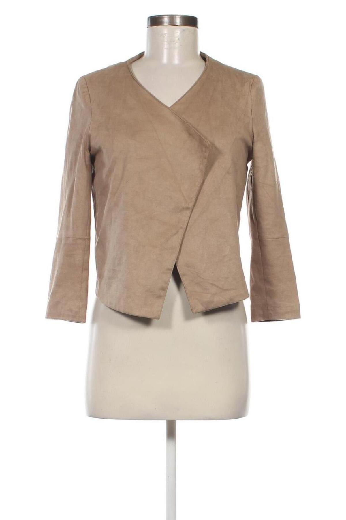 Damen Blazer Bershka, Größe S, Farbe Beige, Preis 6,99 €