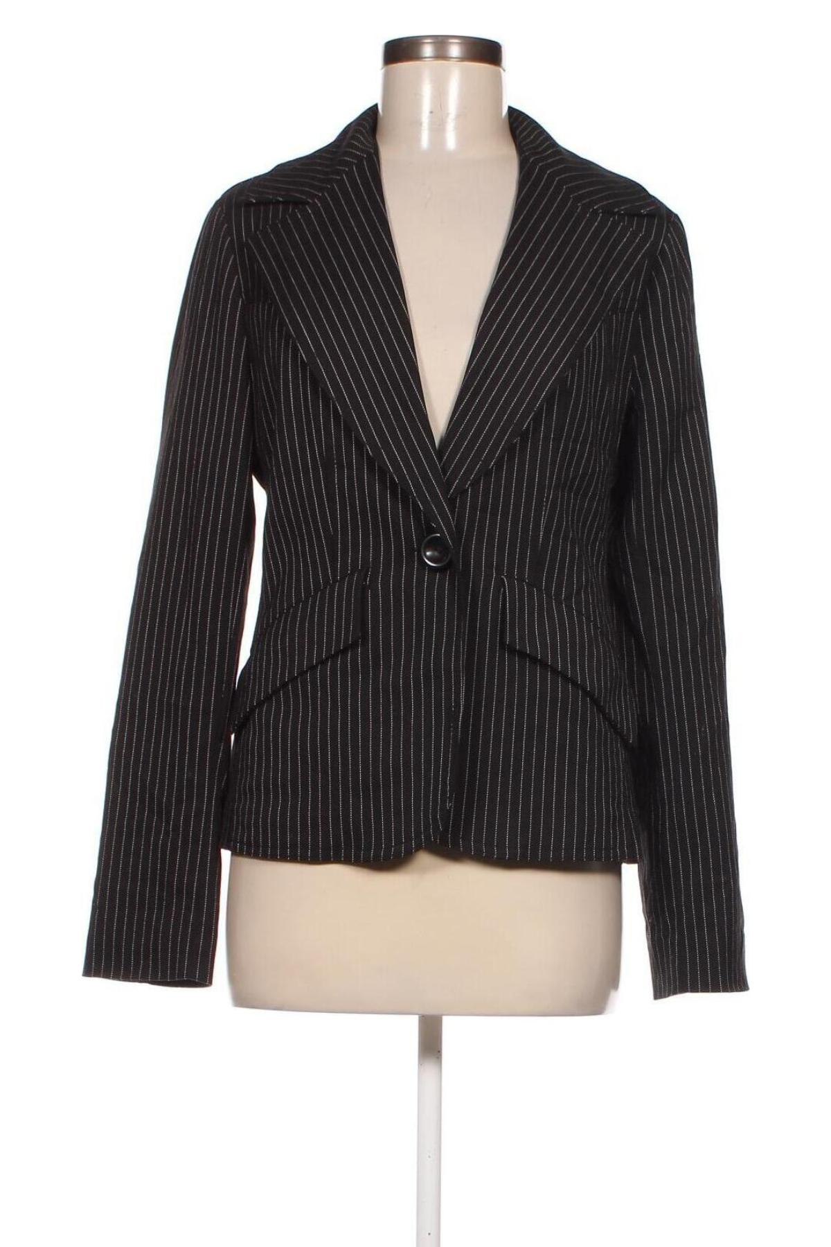 Damen Blazer H&M Divided, Größe L, Farbe Schwarz, Preis 3,99 €