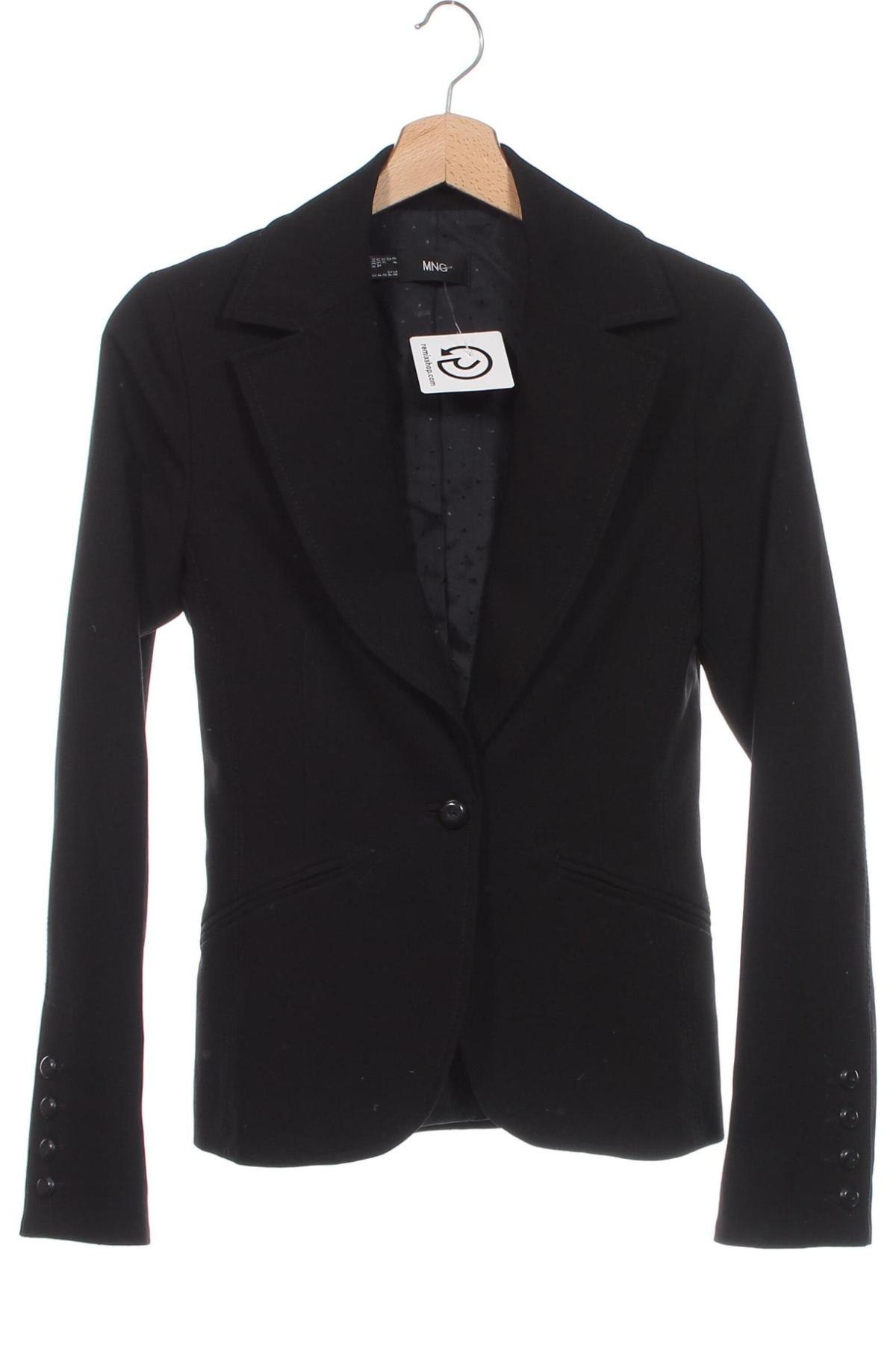 Damen Blazer Mango, Größe XS, Farbe Schwarz, Preis 18,99 €