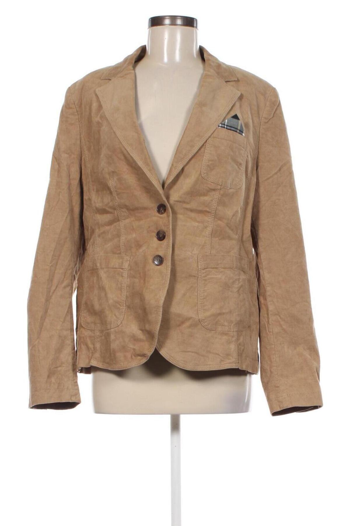 Damen Blazer More & More, Größe XL, Farbe Beige, Preis 11,99 €