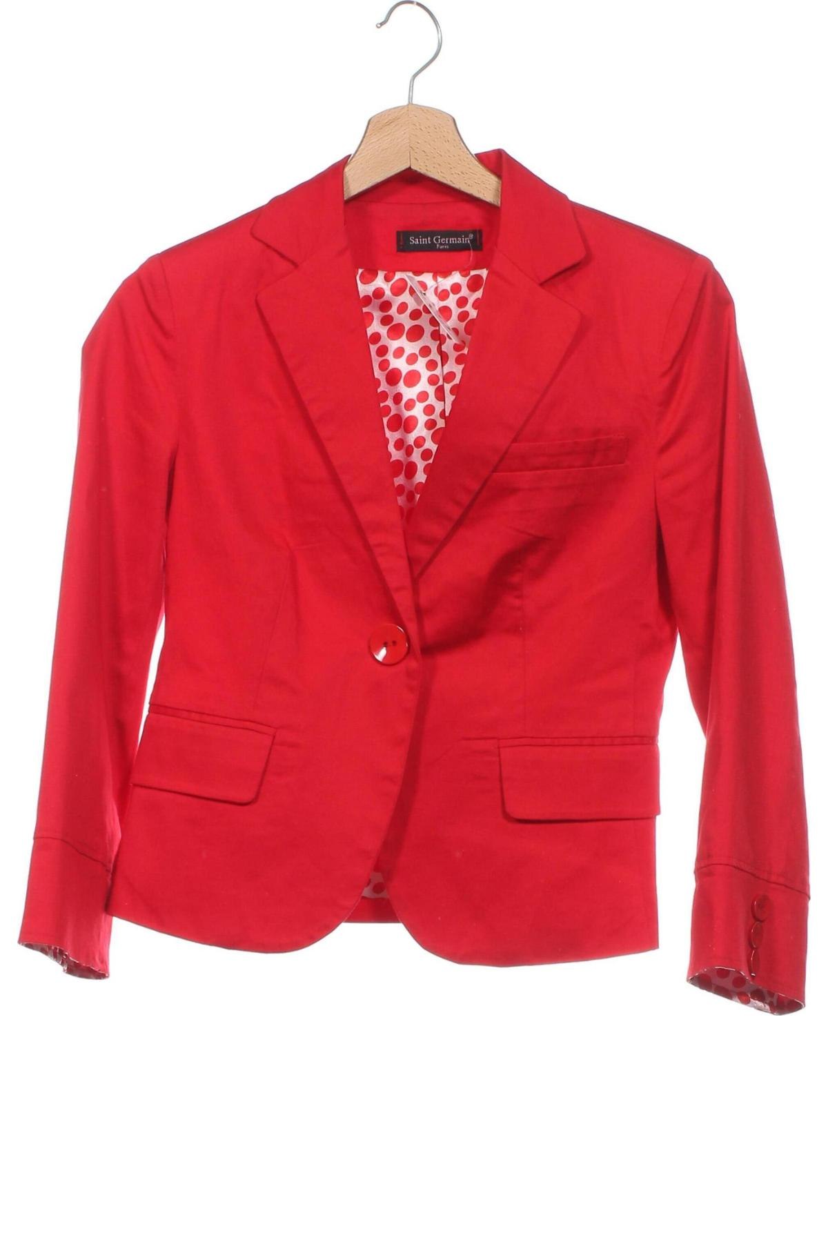 Damen Blazer Saint Germain, Größe XS, Farbe Rot, Preis € 16,99