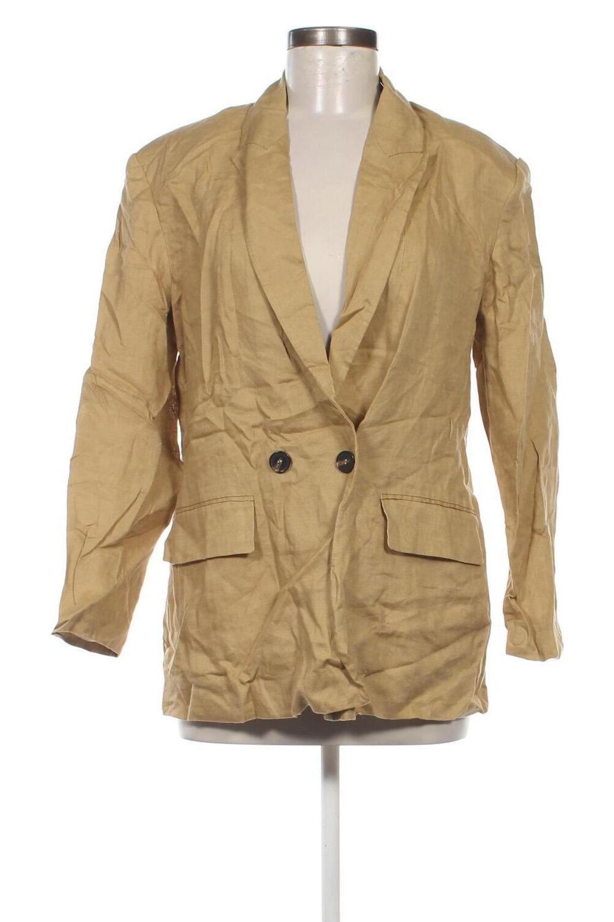 Damen Blazer Zara, Größe S, Farbe Beige, Preis 7,99 €