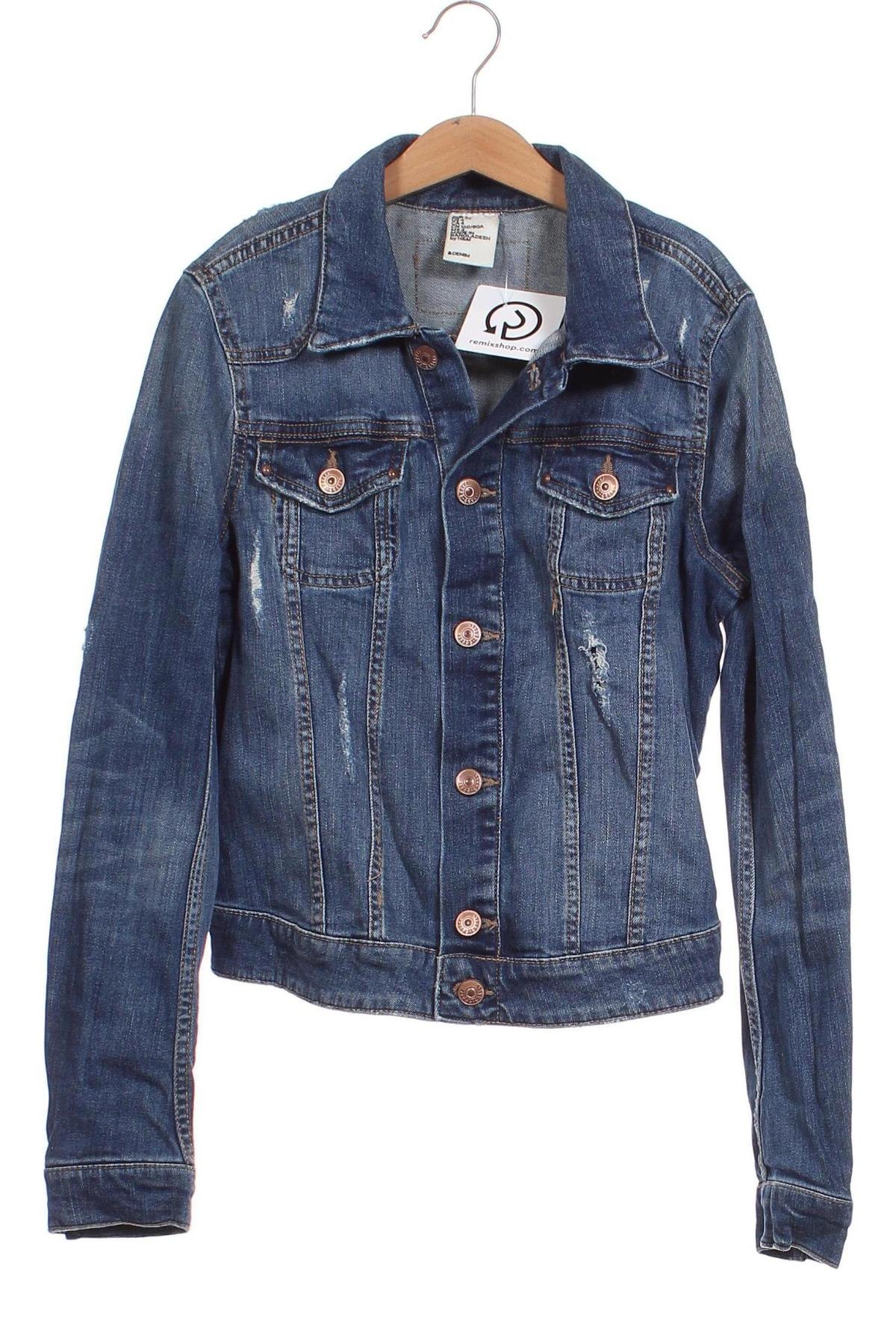 Damenjacke H&M, Größe XS, Farbe Blau, Preis 26,00 €