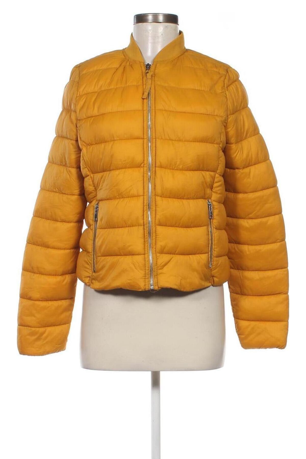 Damenjacke Bershka, Größe L, Farbe Gelb, Preis € 14,49