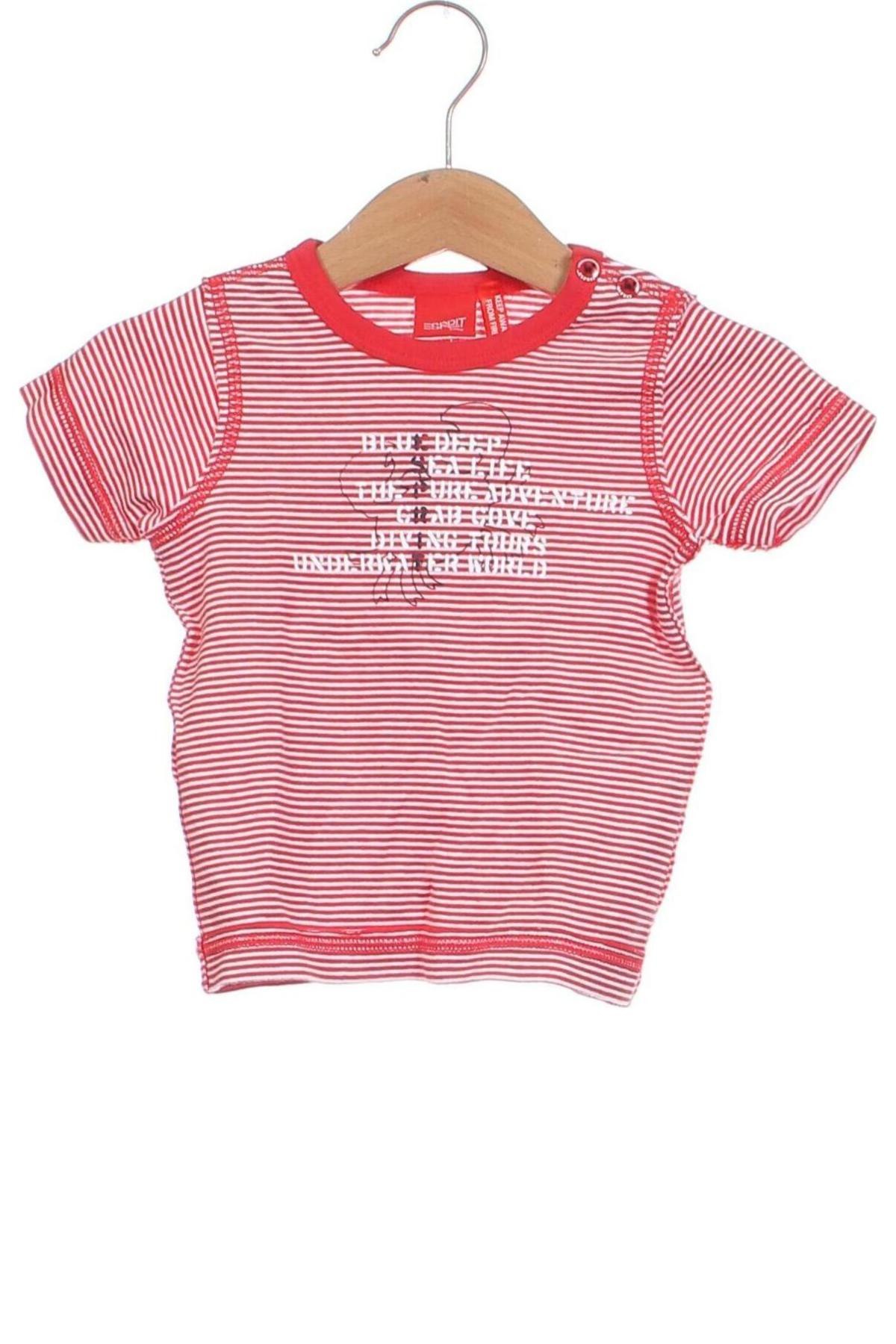 Kinder Shirt Esprit, Größe 3-6m/ 62-68 cm, Farbe Rot, Preis 5,99 €