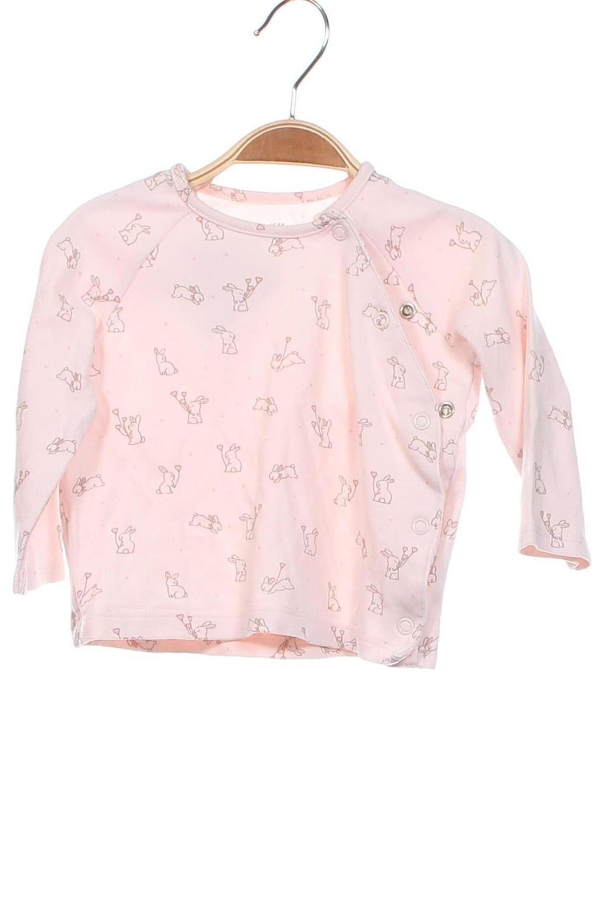 Kinder Shirt H&M, Größe 3-6m/ 62-68 cm, Farbe Rosa, Preis € 1,99