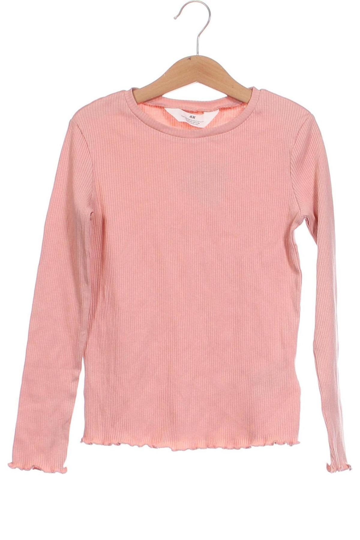 Kinder Shirt H&M, Größe 6-7y/ 122-128 cm, Farbe Rosa, Preis 6,02 €